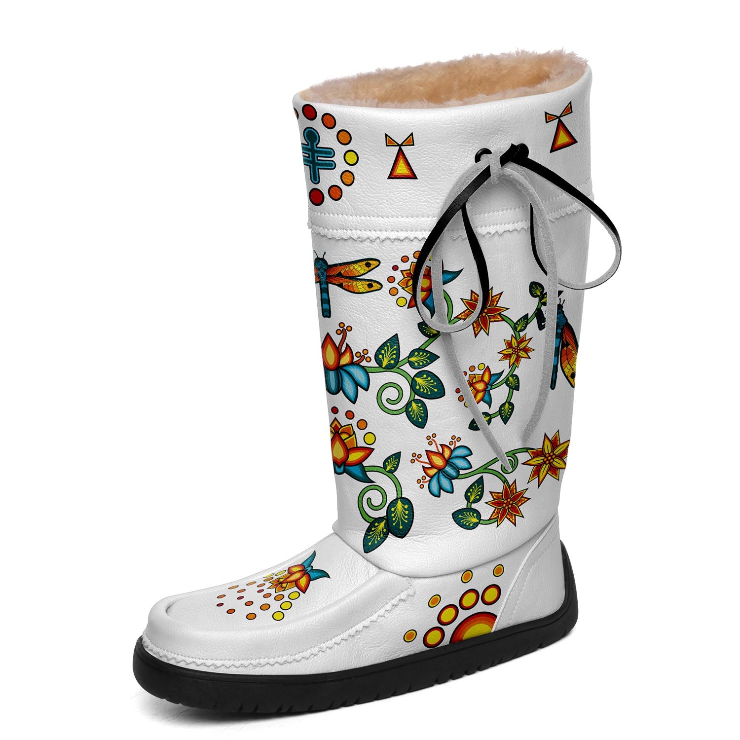 Dragon Lily Real Leather MoccaLux 49 Dzine