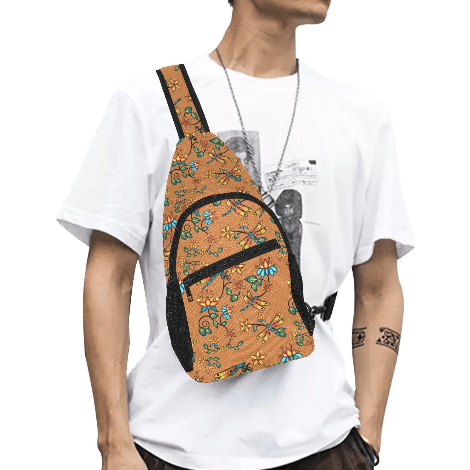 Dragon Lily Sierra All Over Print Chest Bag (Model 1719) All Over Print Chest Bag (1719) e-joyer