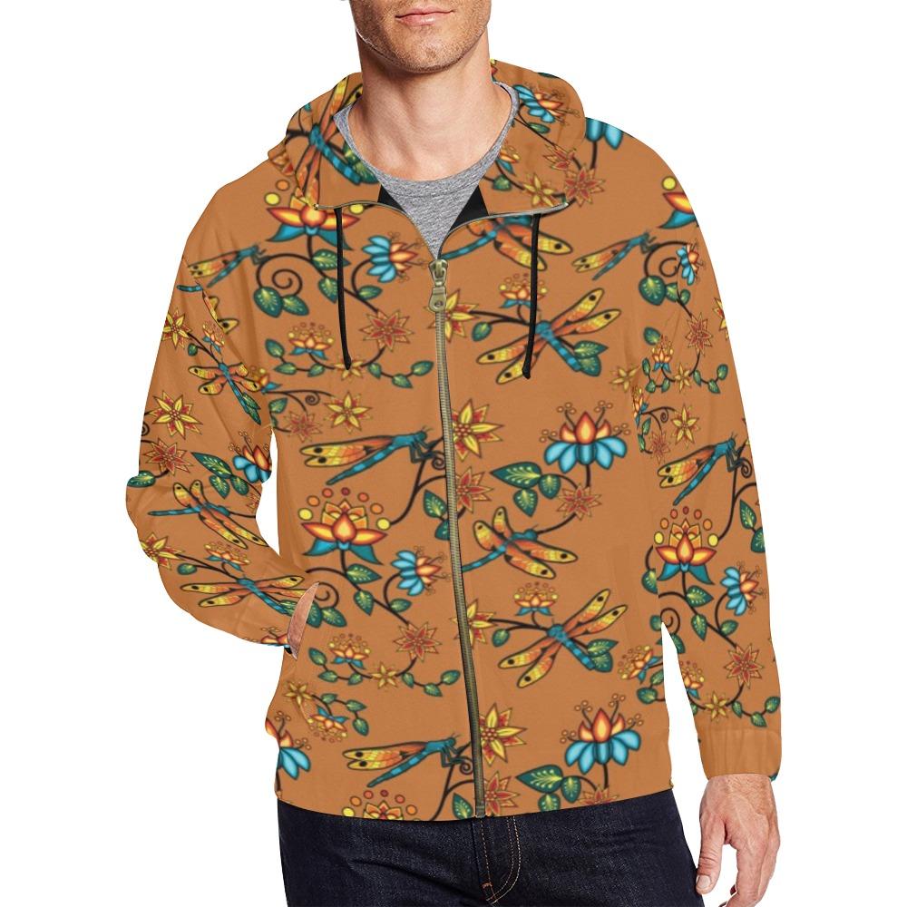 Dragon Lily Sierra All Over Print Full Zip Hoodie for Men (Model H14) All Over Print Full Zip Hoodie for Men (H14) e-joyer