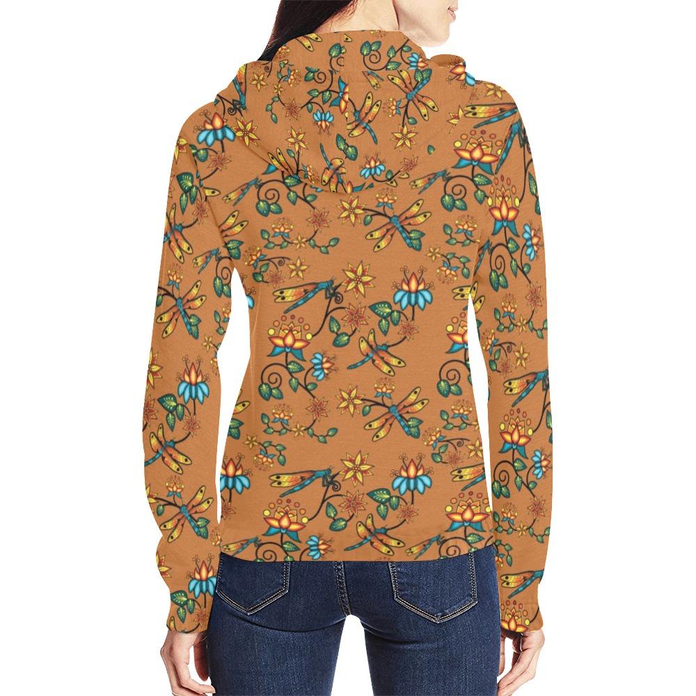 Dragon Lily Sierra All Over Print Full Zip Hoodie for Women (Model H14) All Over Print Full Zip Hoodie for Women (H14) e-joyer