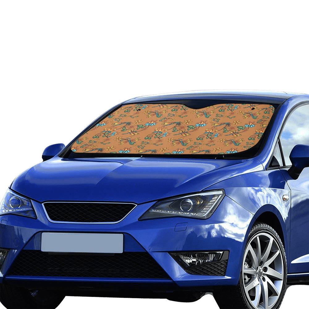 Dragon Lily Sierra Car Sun Shade 55"x30" Car Sun Shade e-joyer