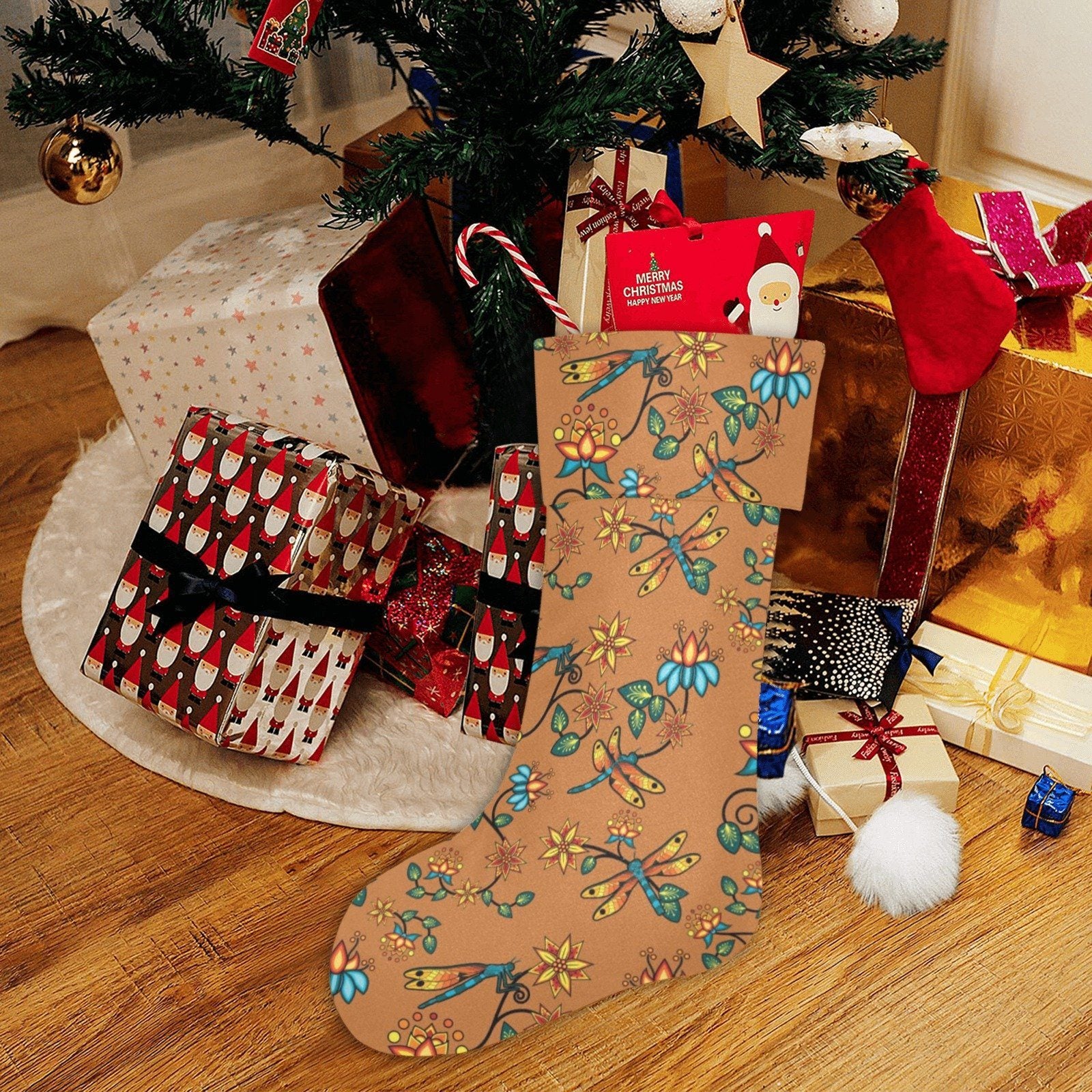 Dragon Lily Sierra Christmas Stocking holiday stocking e-joyer