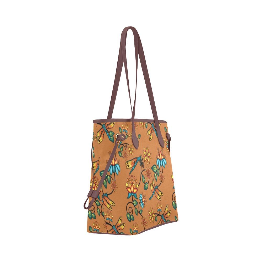 Dragon Lily Sierra Clover Canvas Tote Bag (Model 1661) Clover Canvas Tote Bag (1661) e-joyer