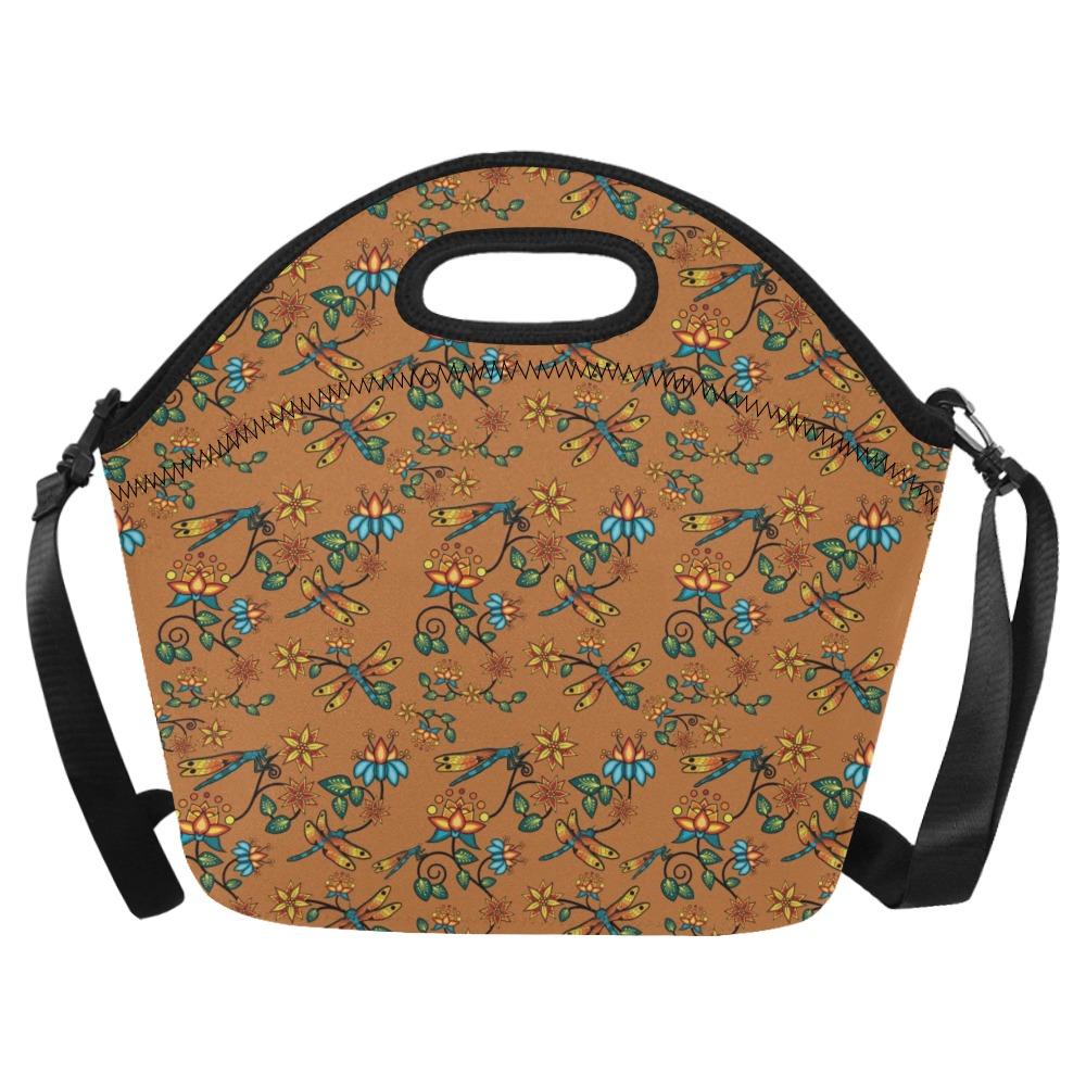 Dragon Lily Sierra Neoprene Lunch Bag/Large (Model 1669) bag e-joyer