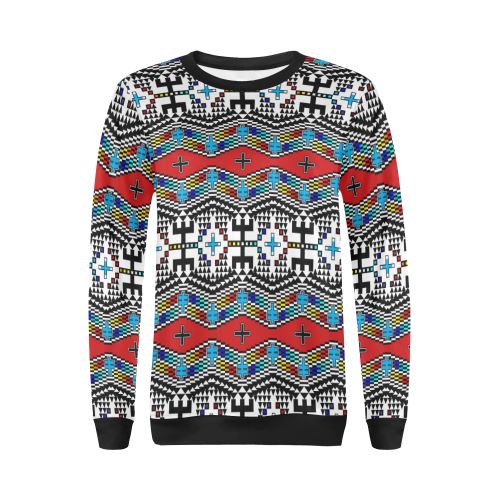 dragonflies All Over Print Crewneck Sweatshirt for Women (Model H18) Crewneck Sweatshirt for Women (H18) e-joyer