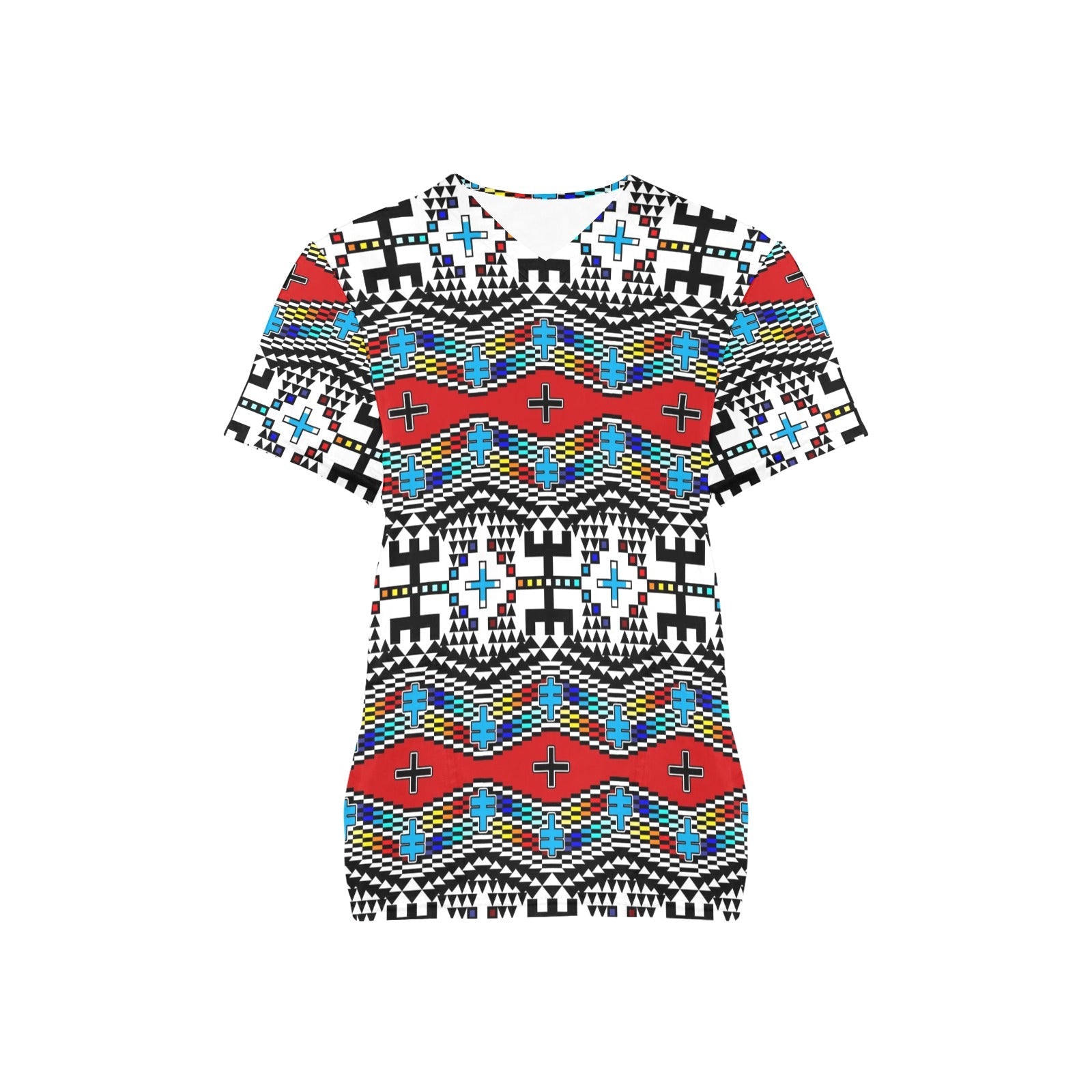 dragonflies All Over Print Scrub Top Scrub Top e-joyer