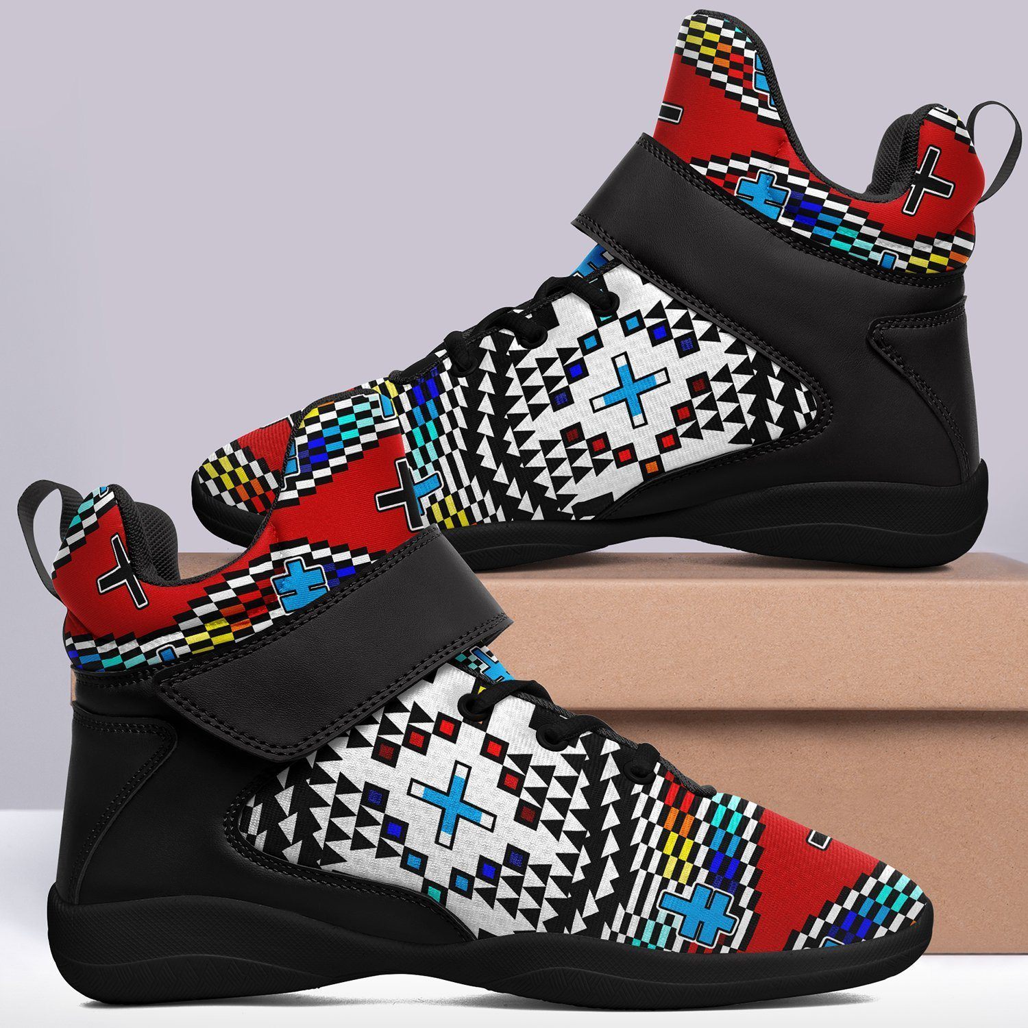 Dragonflies Ipottaa Basketball / Sport High Top Shoes - Black Sole 49 Dzine