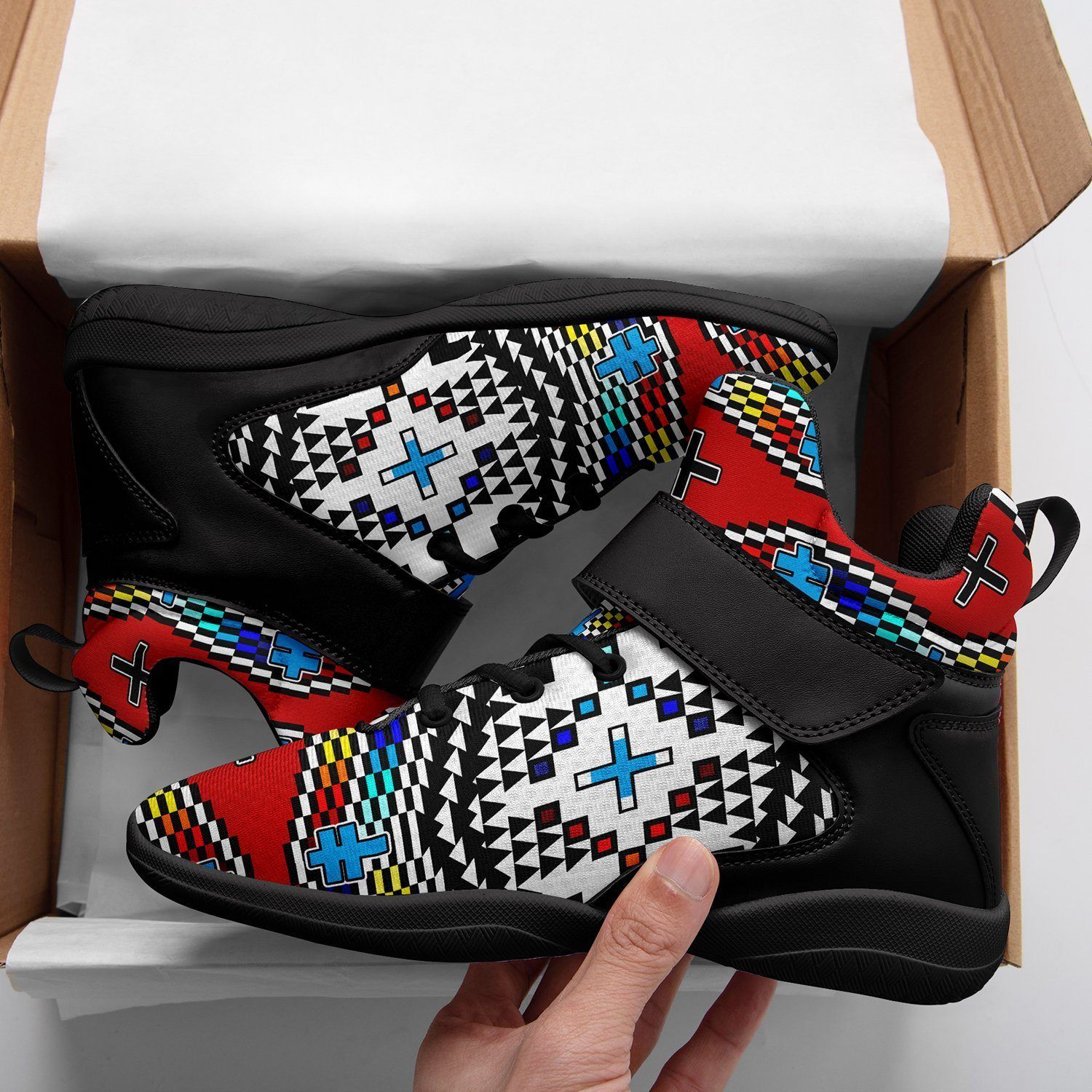 Dragonflies Ipottaa Basketball / Sport High Top Shoes - Black Sole 49 Dzine