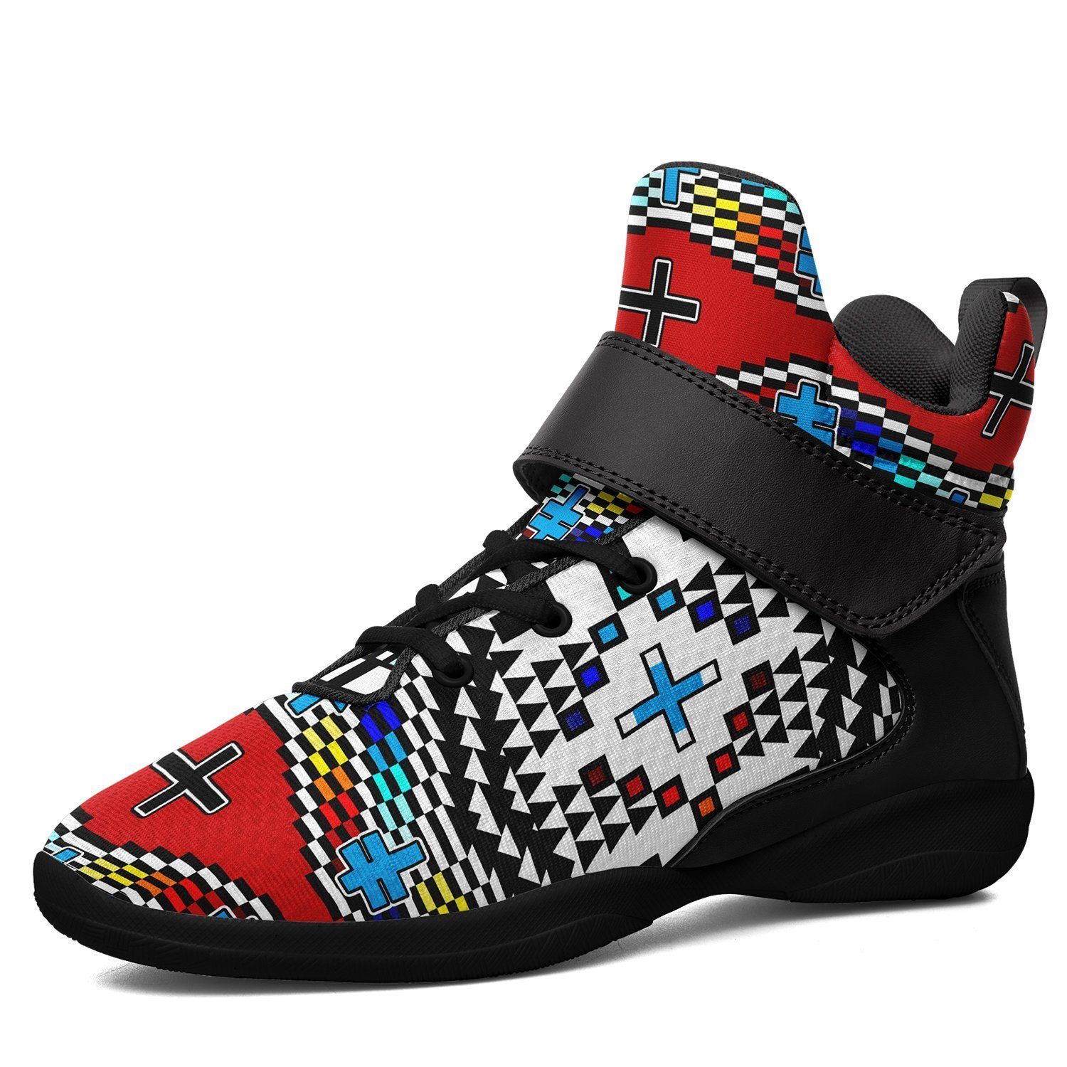 Dragonflies Ipottaa Basketball / Sport High Top Shoes - Black Sole 49 Dzine US Men 7 / EUR 40 Black Sole with Black Strap 