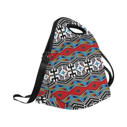 dragonflies Neoprene Lunch Bag/Large (Model 1669) Neoprene Lunch Bag/Large (1669) e-joyer