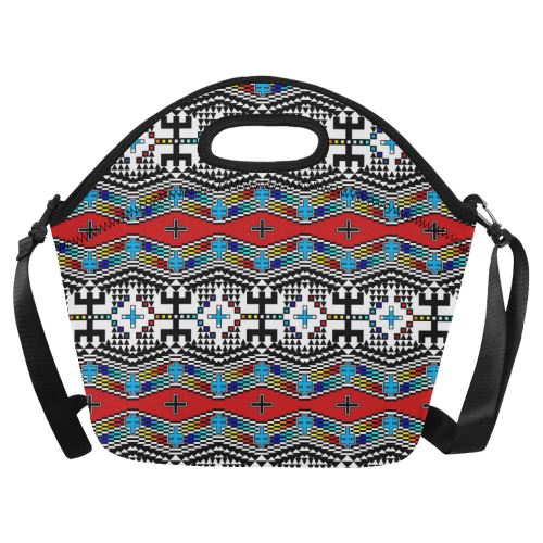 dragonflies Neoprene Lunch Bag/Large (Model 1669) Neoprene Lunch Bag/Large (1669) e-joyer