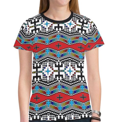 dragonflies New All Over Print T-shirt for Women (Model T45) New All Over Print T-shirt for Women (T45) e-joyer