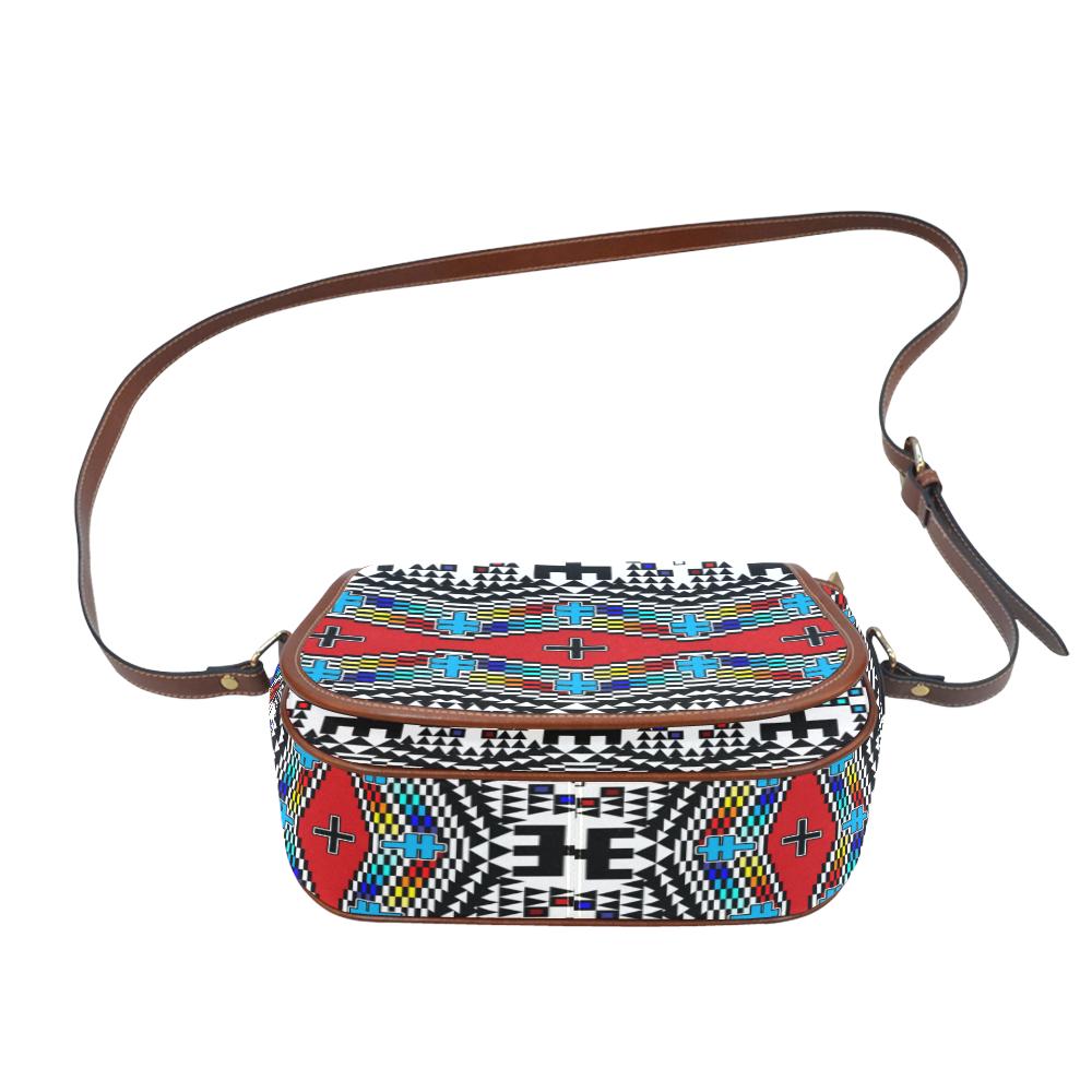 dragonflies Saddle Bag/Small (Model 1649) Full Customization Saddle Bag/Small (Full Customization) e-joyer