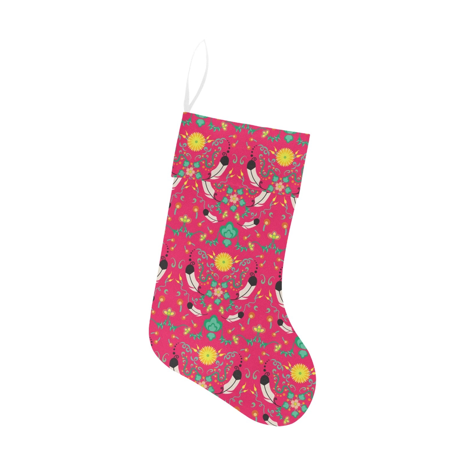 New Growth Pink Christmas Stocking