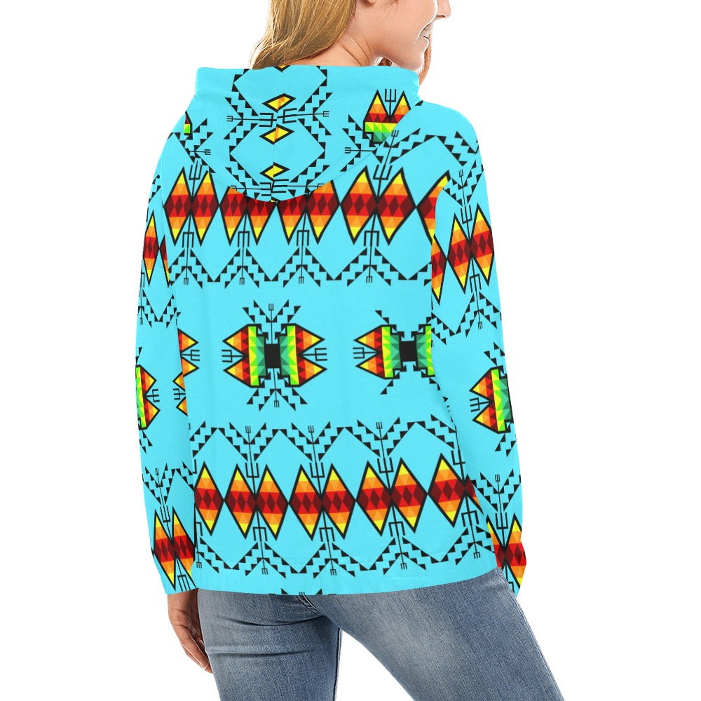 Sacred Trust Sky Hoodie for Women (USA Size)