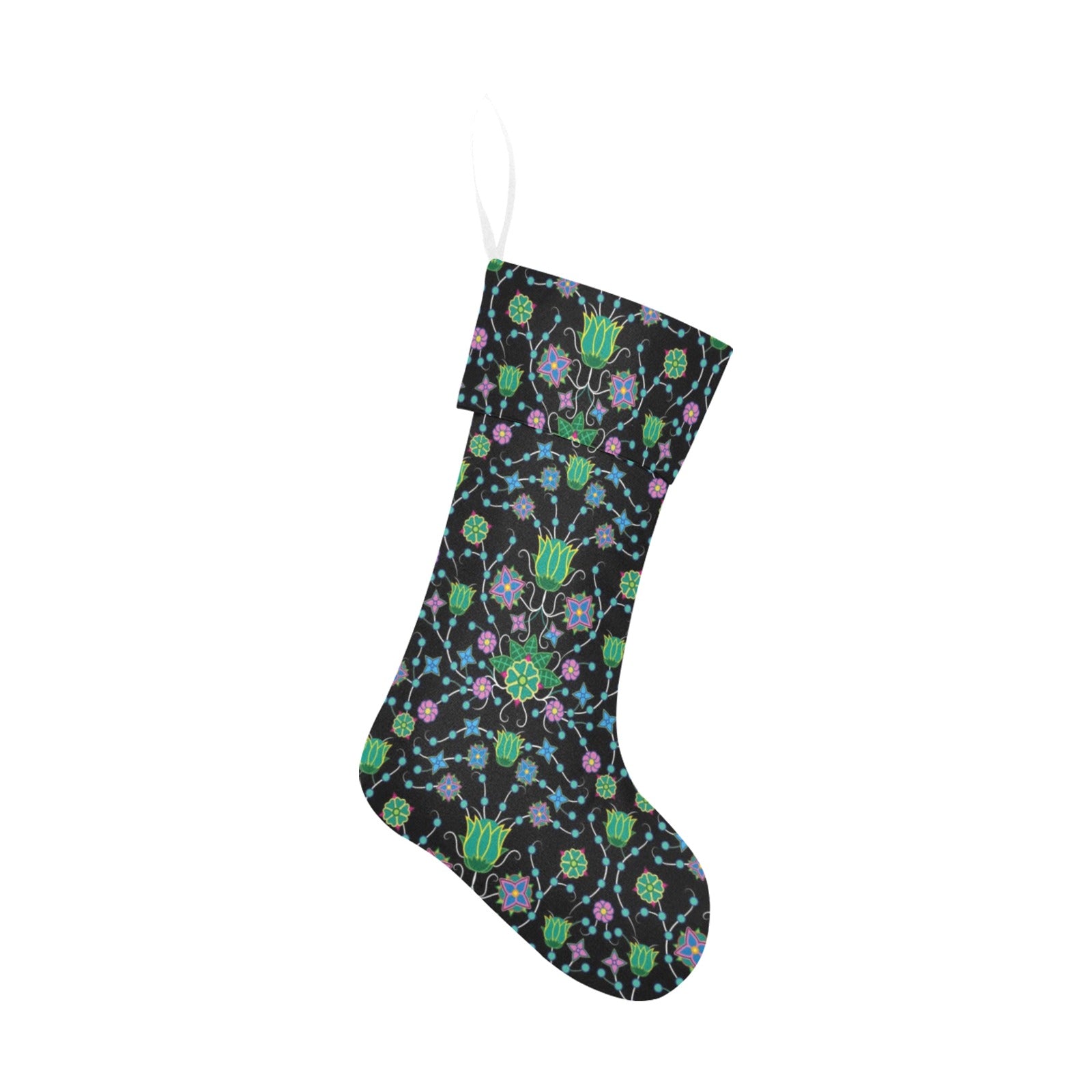 Floral Damask Garden Christmas Stocking