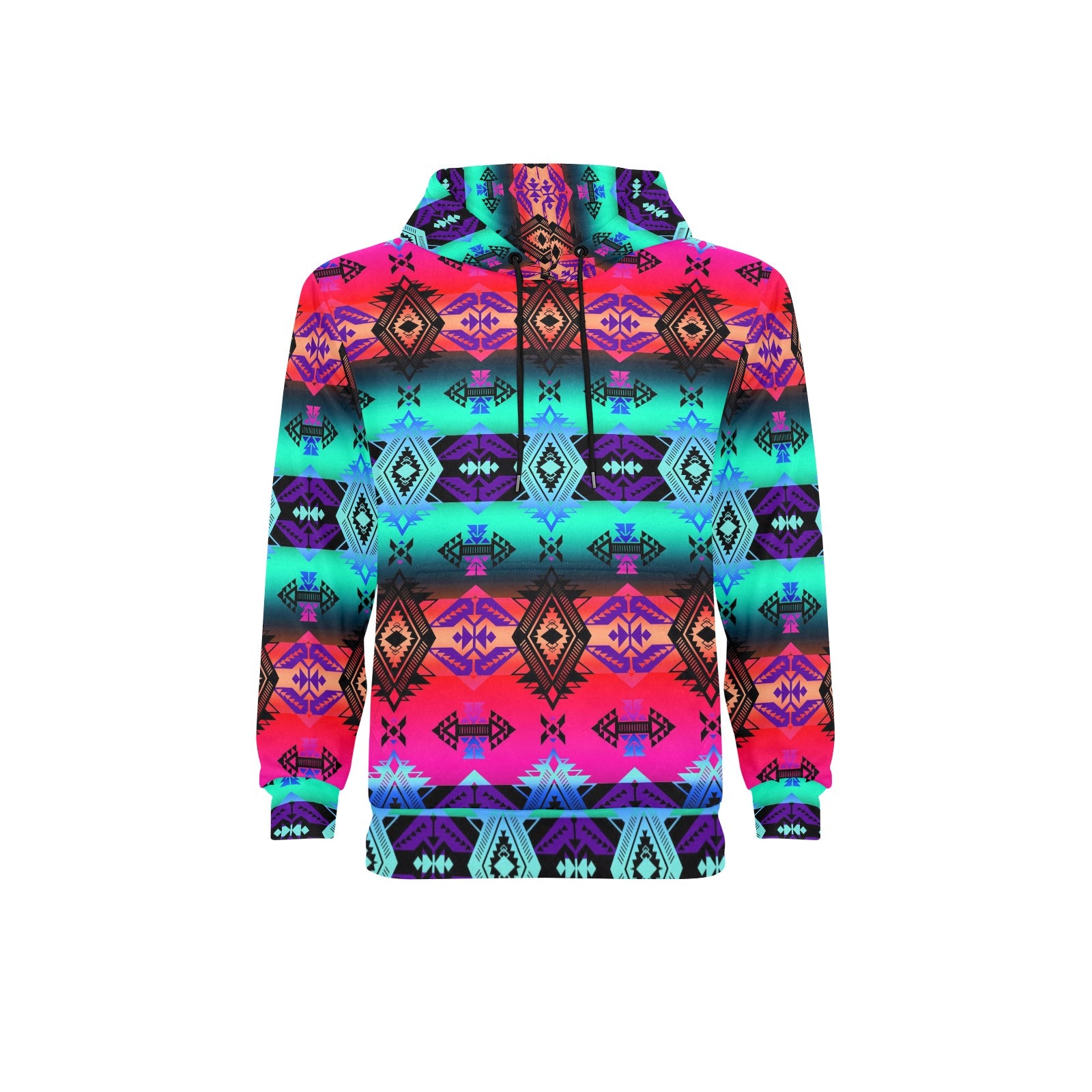 Sovereign Nation Sunrise Men's Long Sleeve Fleece Hoodie