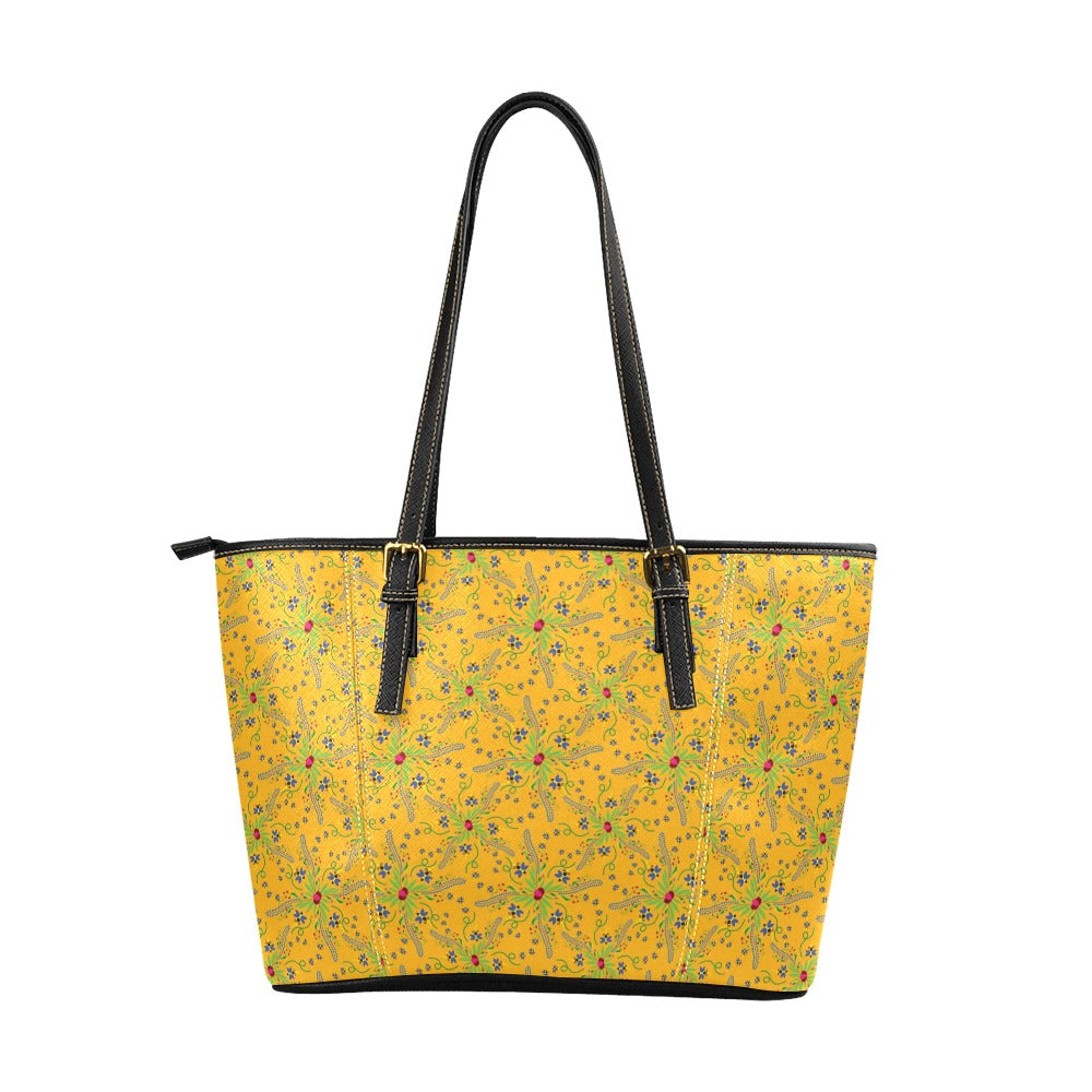 Willow Bee Sunshine Leather Tote Bag/Large