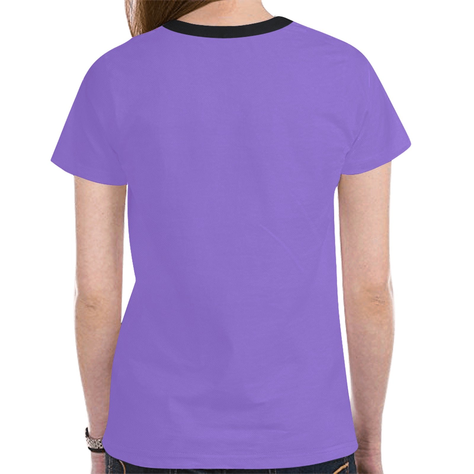 Floral Beaver Spirit Guide (Purple) T-shirt for Women