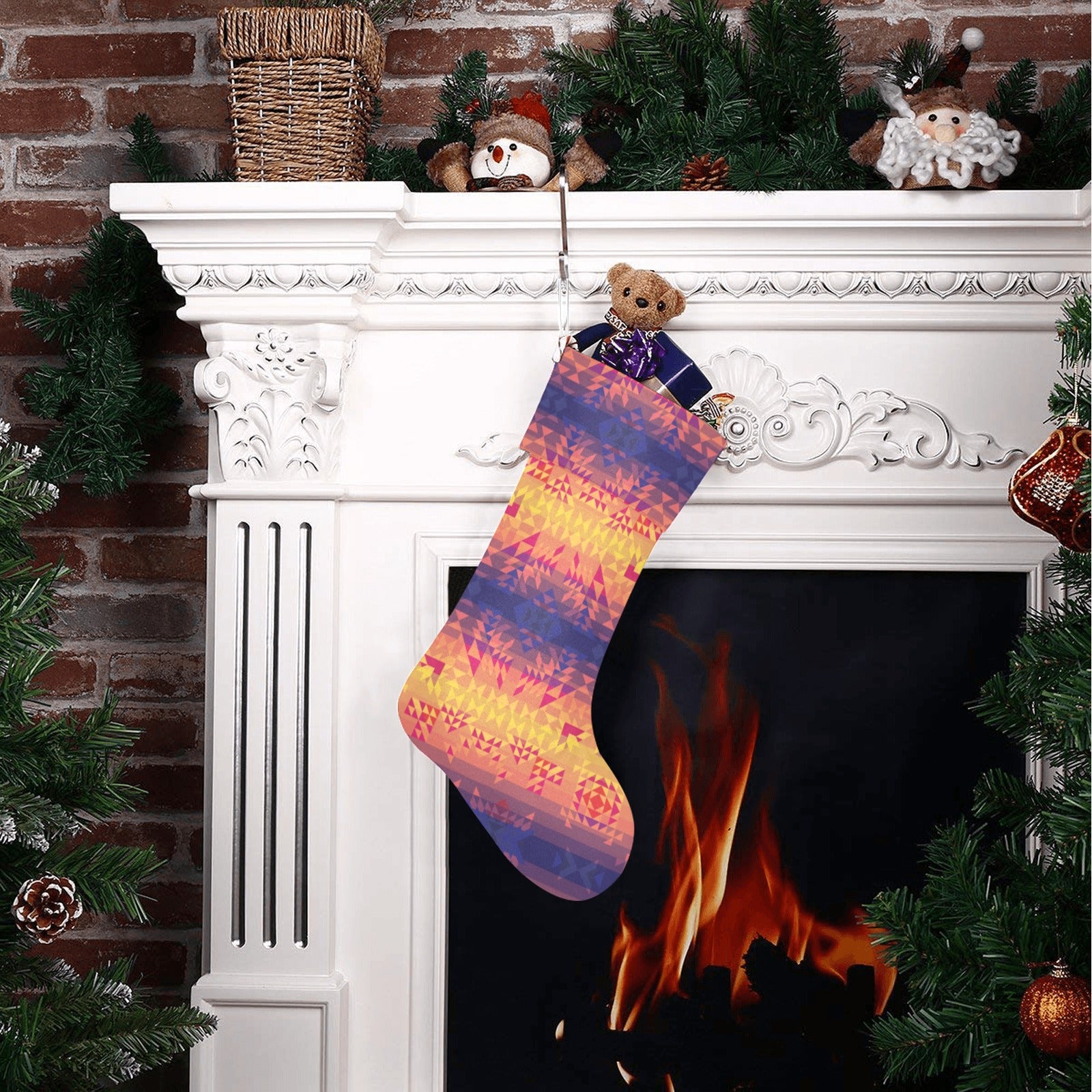 Soleil Indigo Christmas Stocking