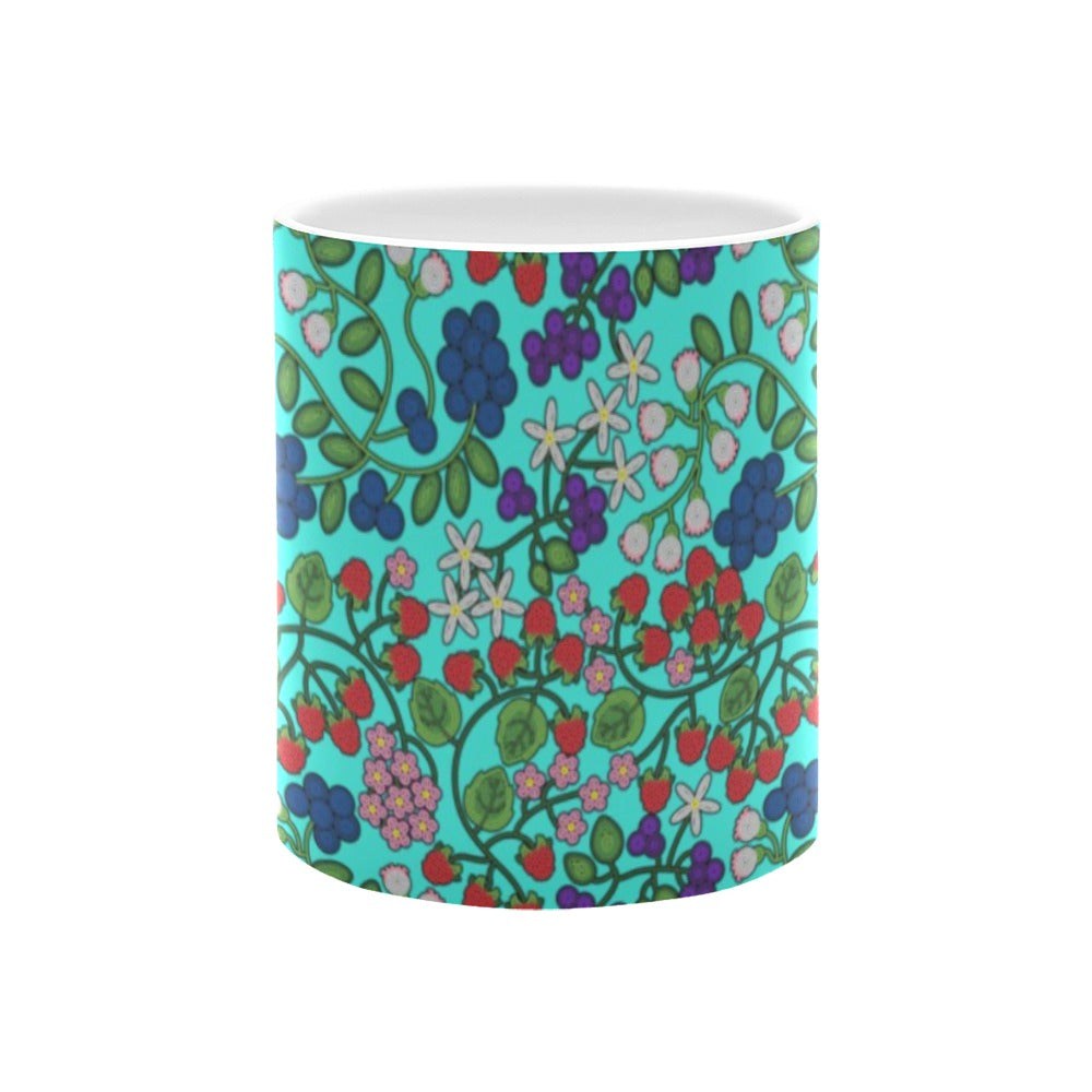 Takwakin Harvest Turquoise White Mug(11OZ)