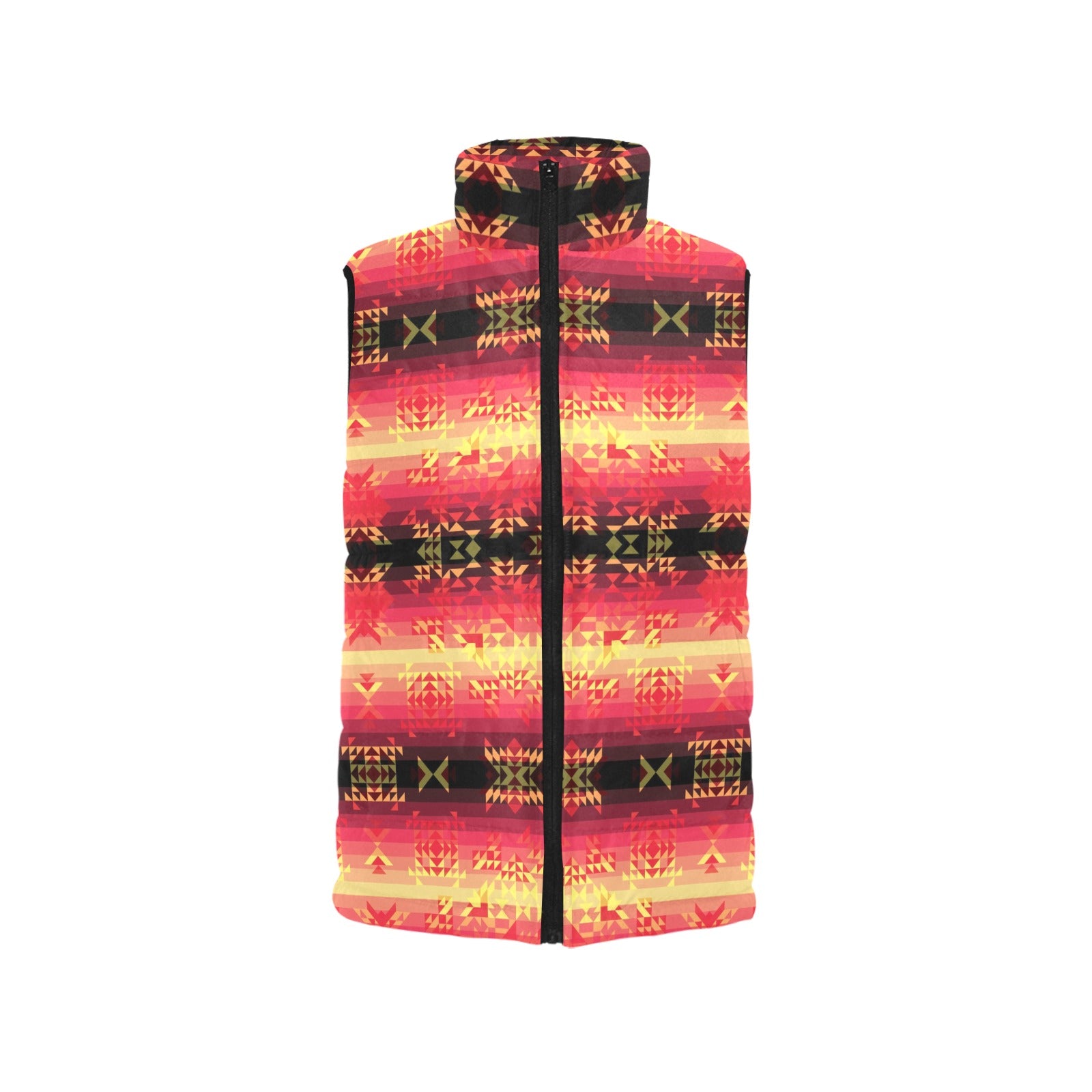 Soleil Fusion Rouge Men's Padded Vest Jacket