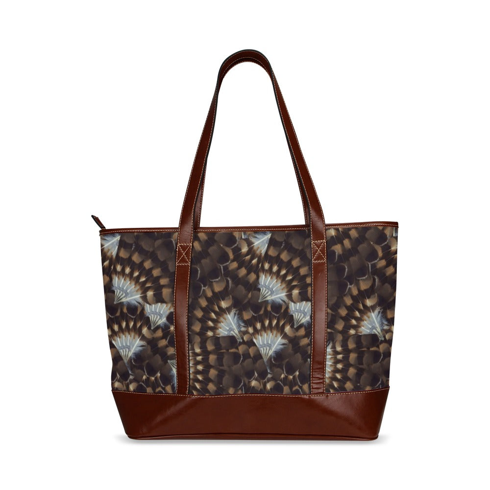 Hawk Feathers Tote Handbag