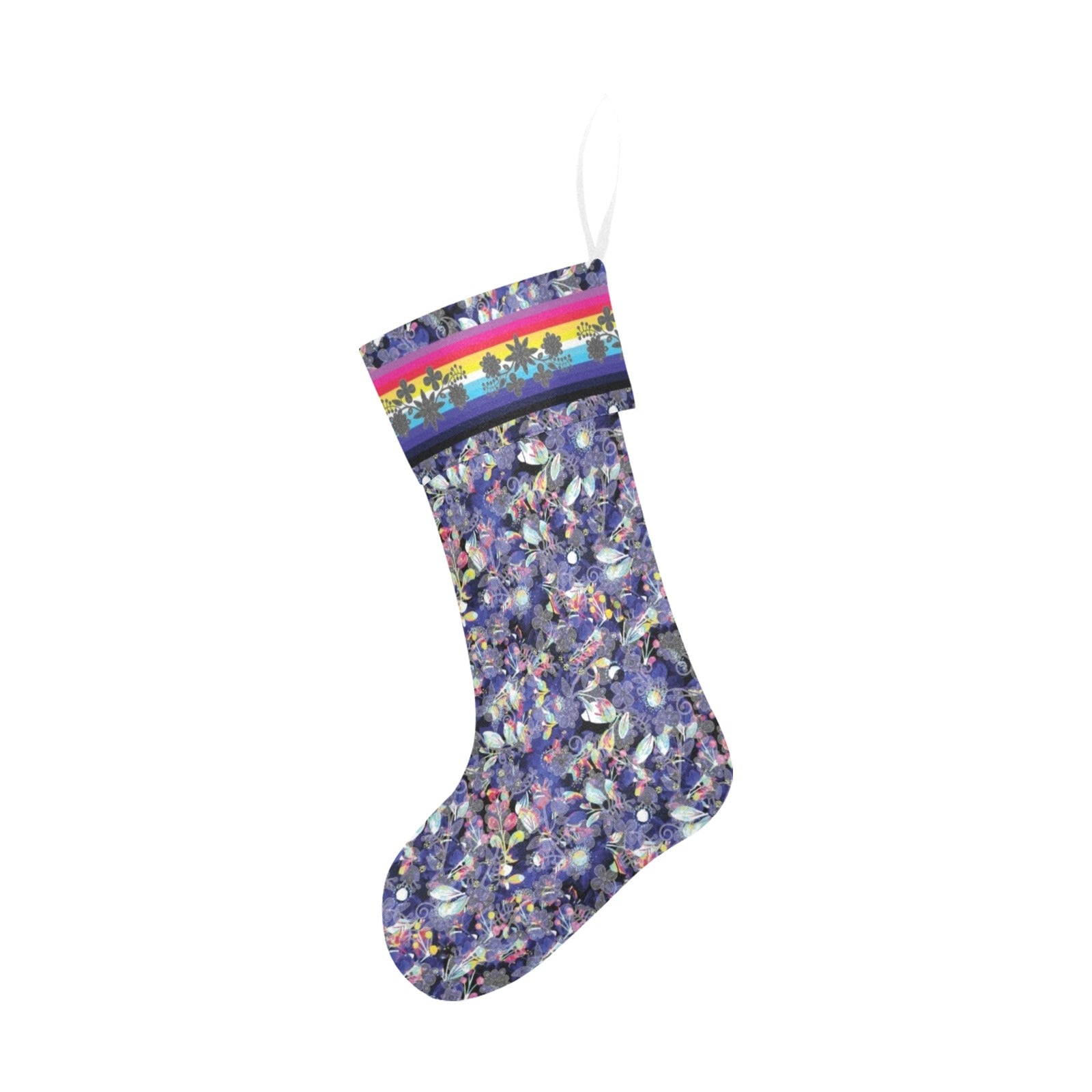 Culture in Nature Blue Christmas Stocking
