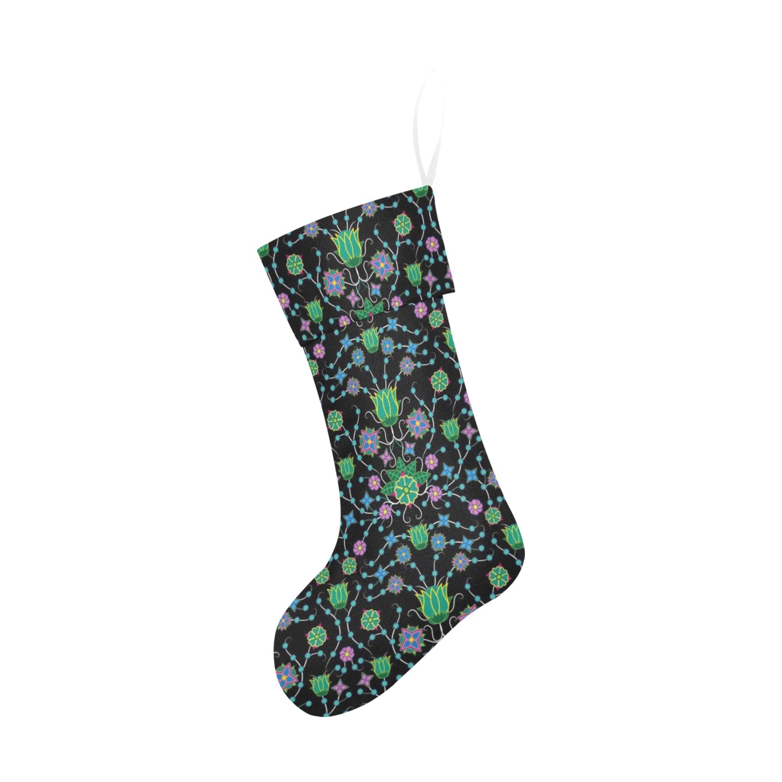 Floral Damask Garden Christmas Stocking