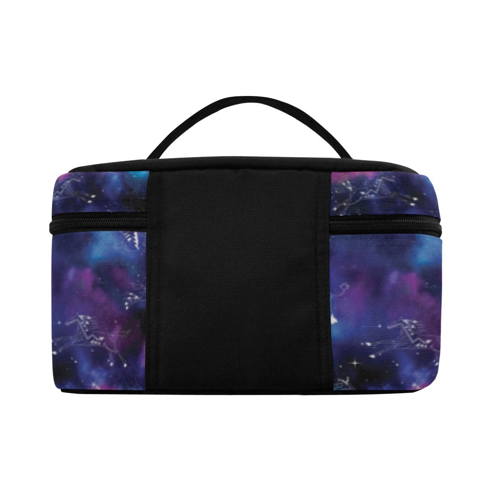 Animal Ancestors 1 Blue and Pink Cosmetic Bag/Large