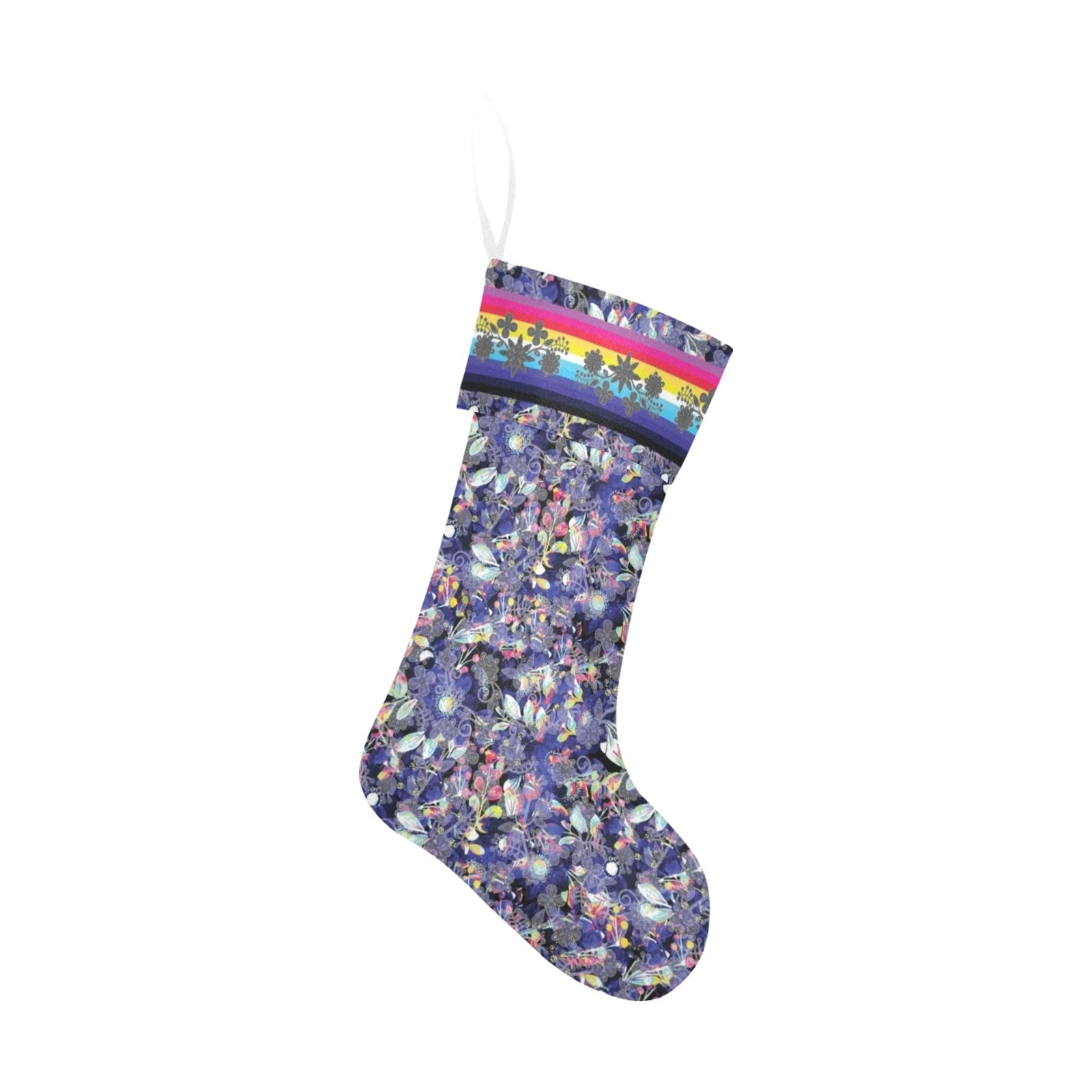 Culture in Nature Blue Christmas Stocking