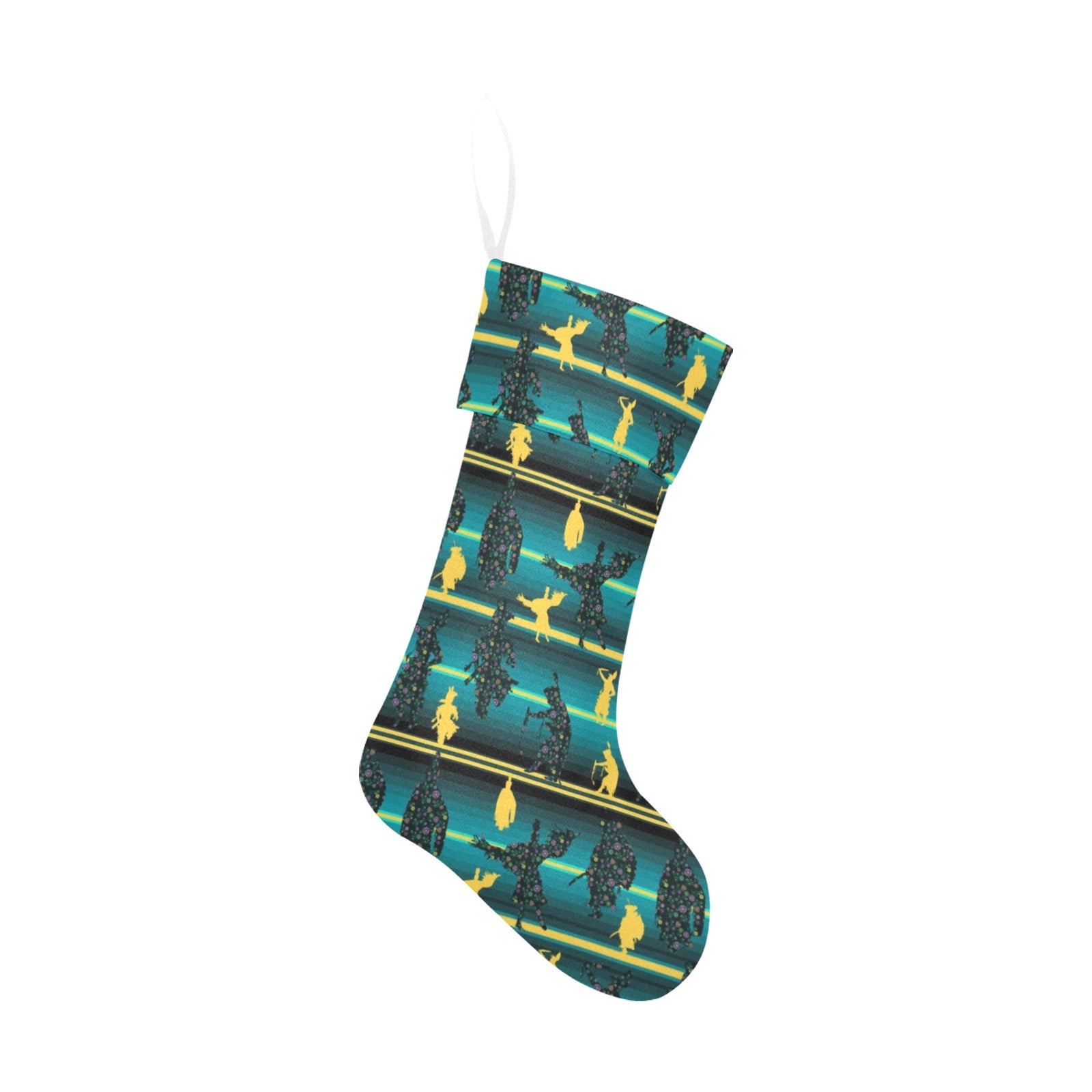 Dancers Inspire Green Christmas Stocking