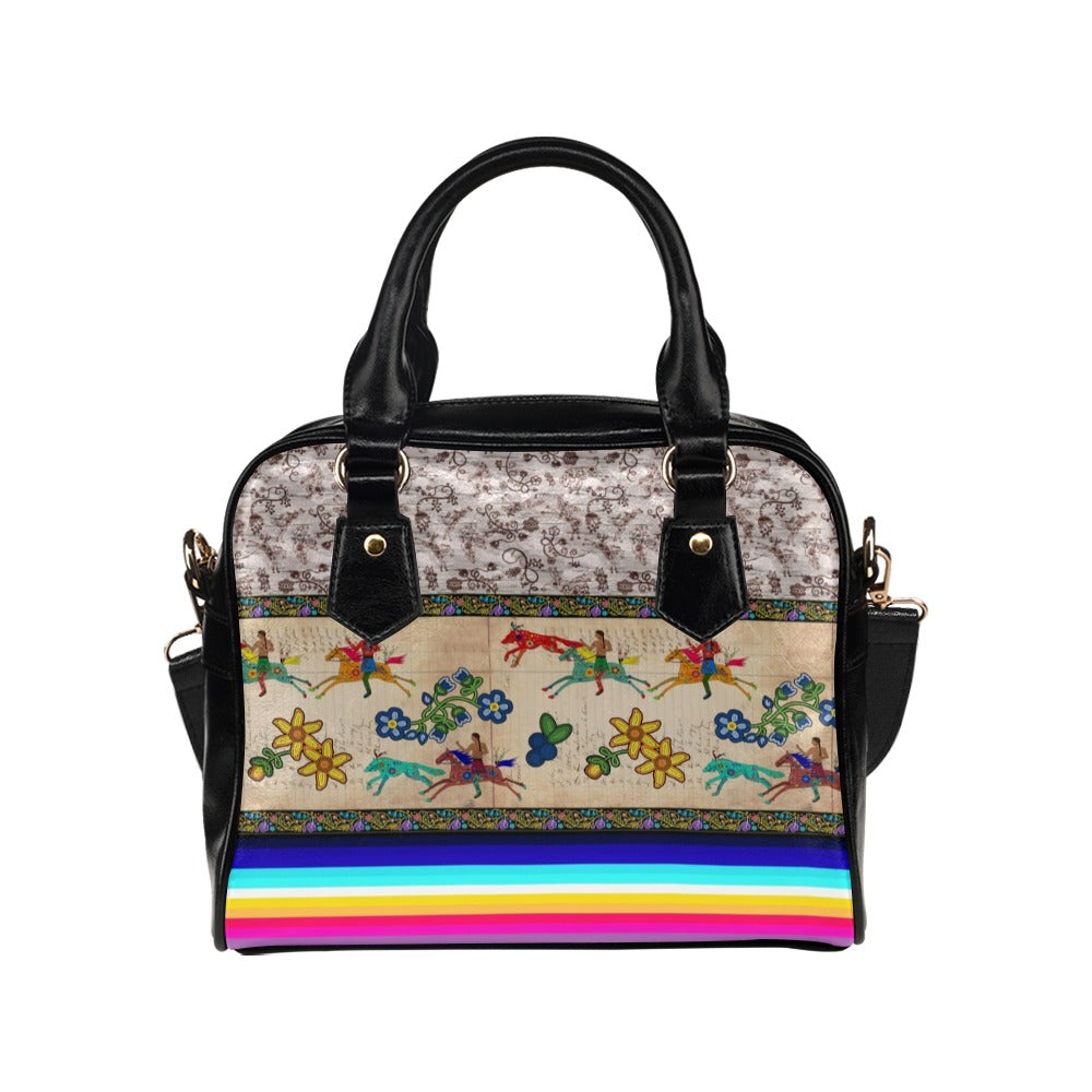 Brothers Race Shoulder Handbag