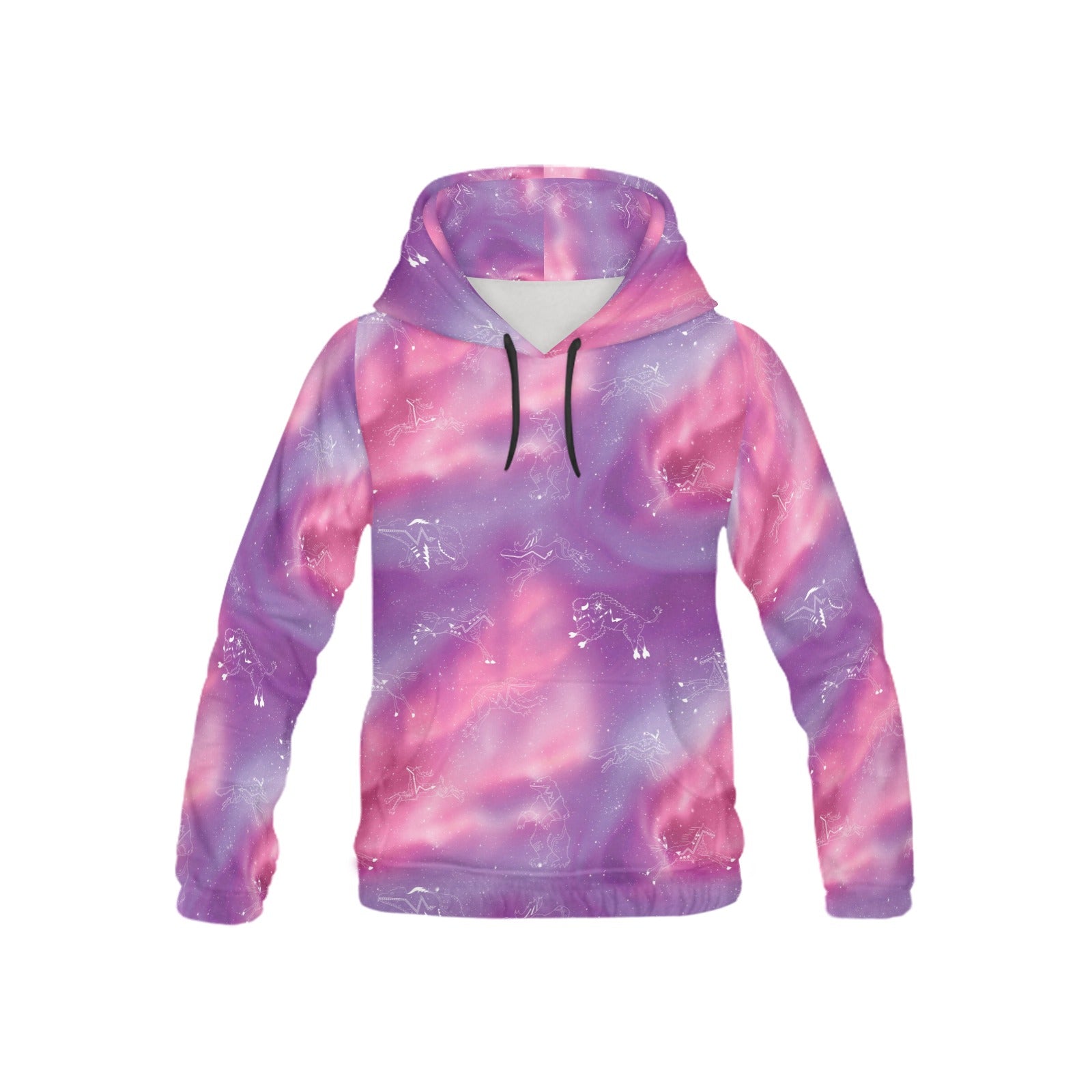 Animal Ancestors 7 Aurora Gases Pink and Purple Hoodie for Kid (USA Size)