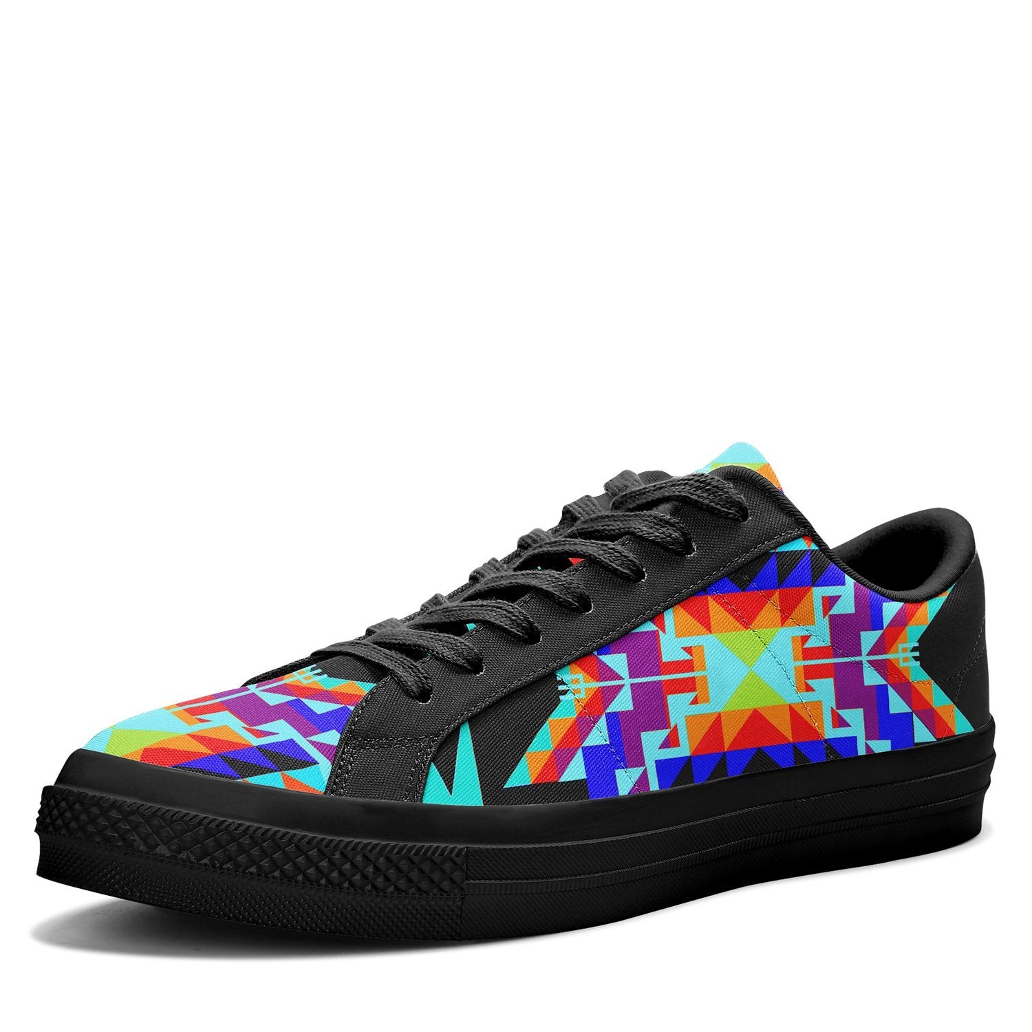 Fancy Bustle Aapisi Low Top Canvas Shoes Black Sole aapisi Herman