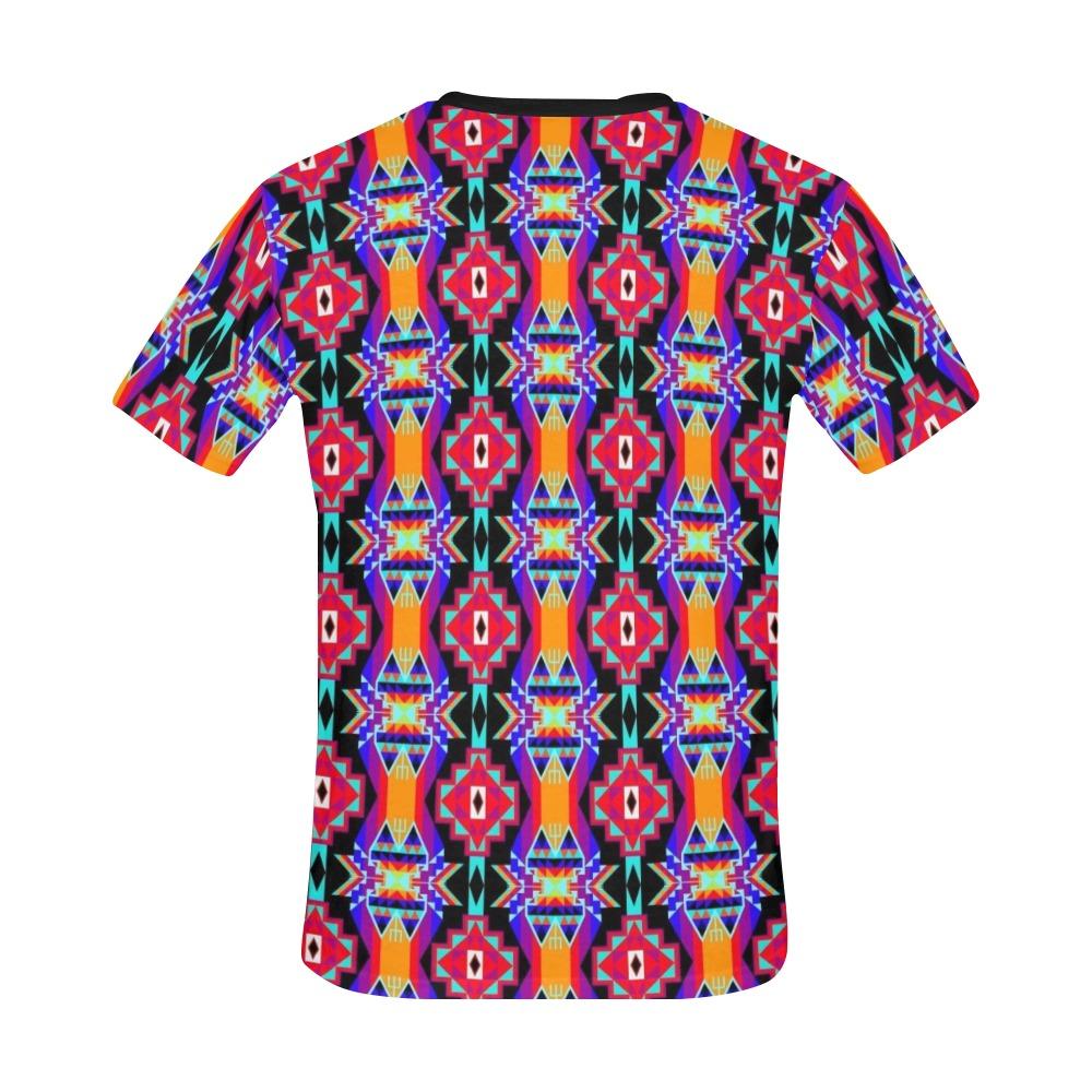 Fancy Bustle All Over Print T-Shirt for Men (USA Size) (Model T40) All Over Print T-Shirt for Men (T40) e-joyer