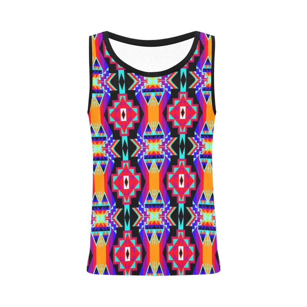 Fancy Bustle All Over Print Tank Top for Women (Model T43) All Over Print Tank Top for Women (T43) e-joyer