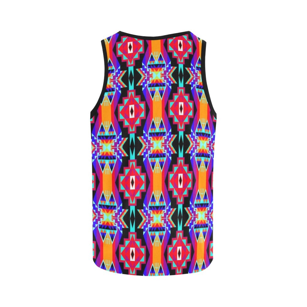 Fancy Bustle All Over Print Tank Top for Women (Model T43) All Over Print Tank Top for Women (T43) e-joyer