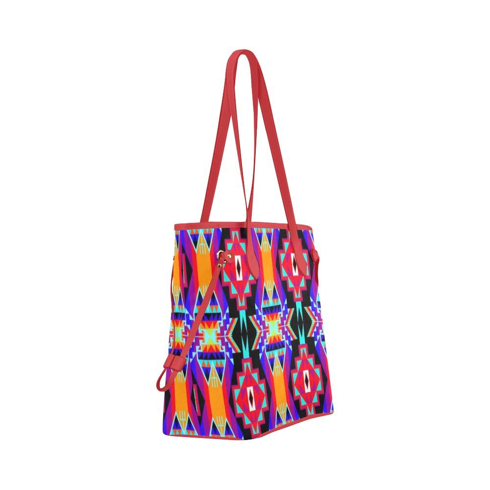 Fancy Bustle Clover Canvas Tote Bag (Model 1661) Clover Canvas Tote Bag (1661) e-joyer