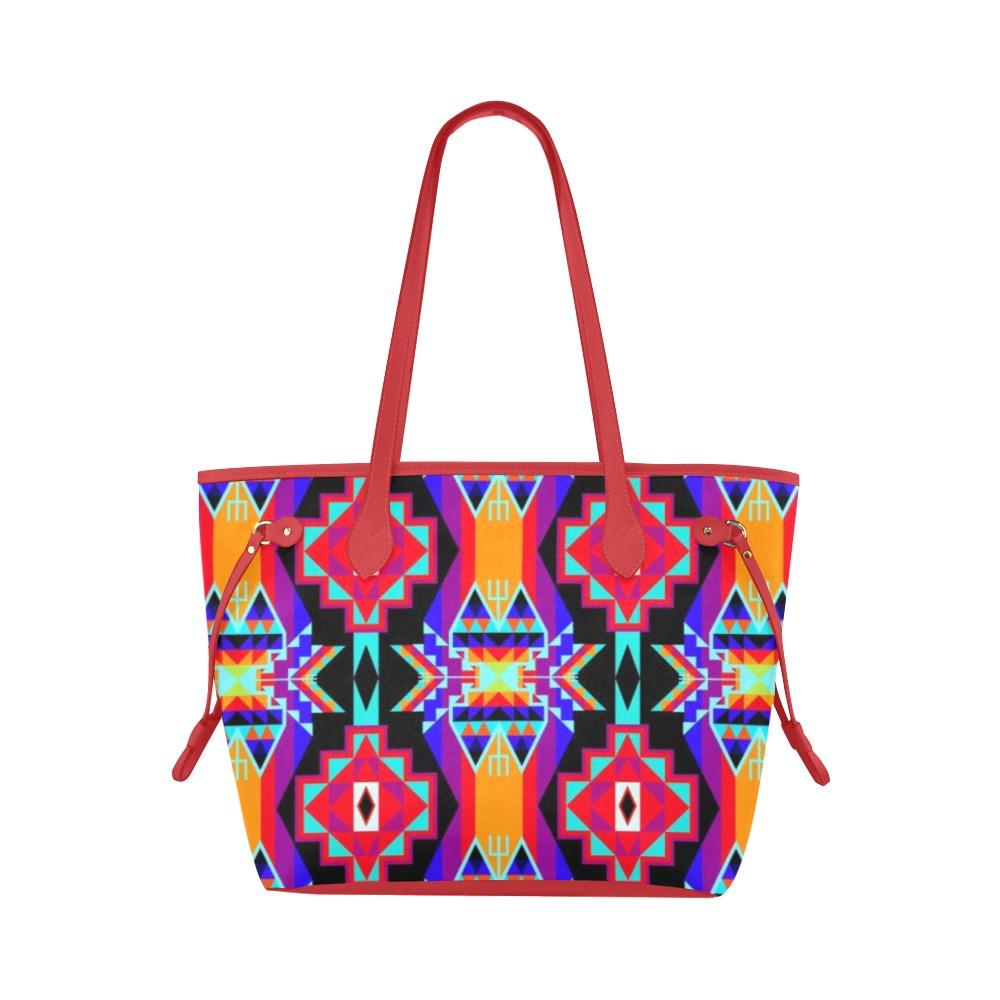 Fancy Bustle Clover Canvas Tote Bag (Model 1661) Clover Canvas Tote Bag (1661) e-joyer