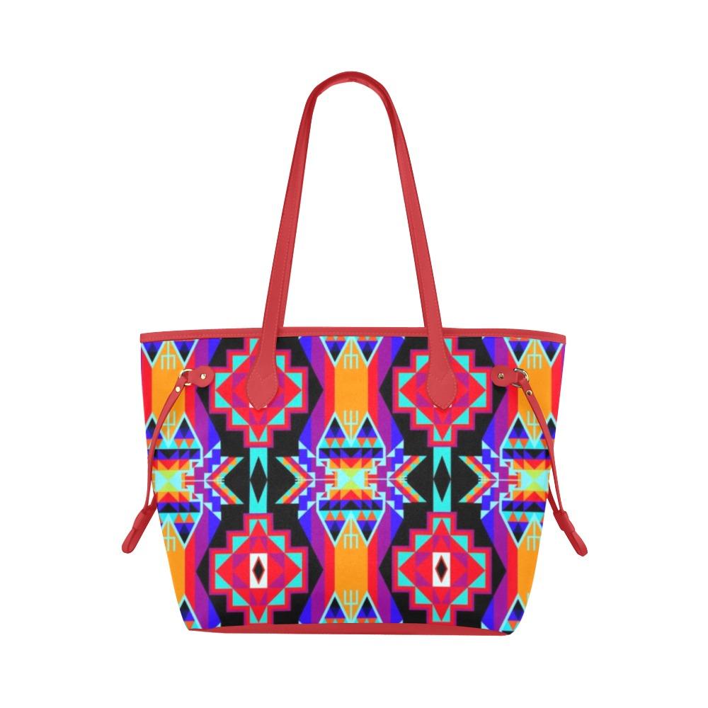 Fancy Bustle Clover Canvas Tote Bag (Model 1661) Clover Canvas Tote Bag (1661) e-joyer