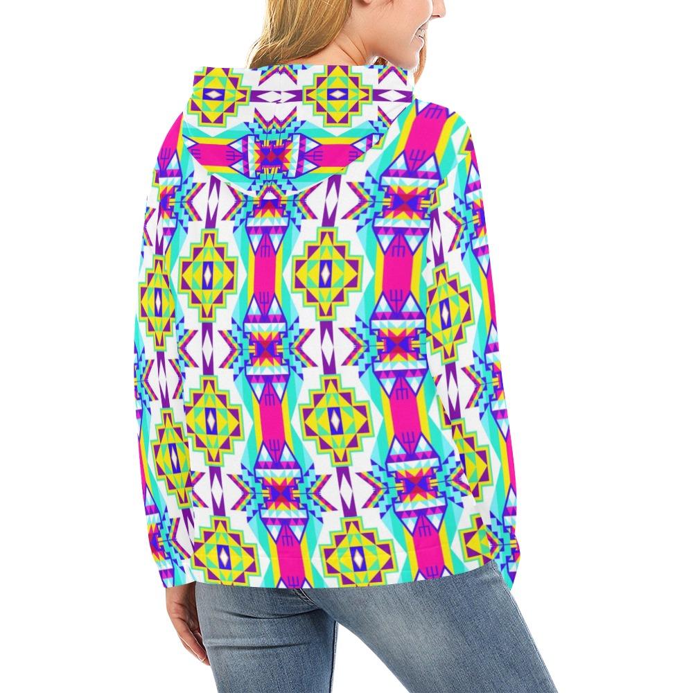 Fancy Champion All Over Print Hoodie for Women (USA Size) (Model H13) All Over Print Hoodie for Women (H13) e-joyer