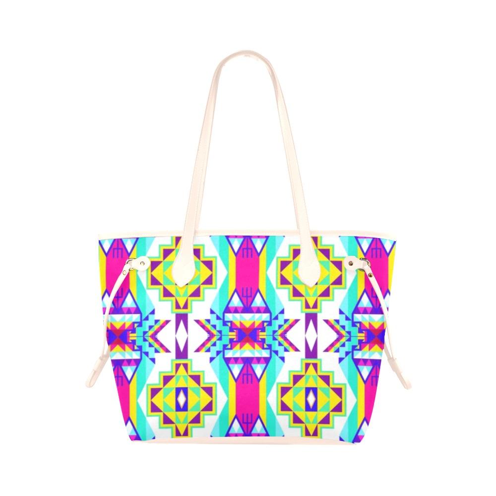 Fancy Champion Clover Canvas Tote Bag (Model 1661) Clover Canvas Tote Bag (1661) e-joyer