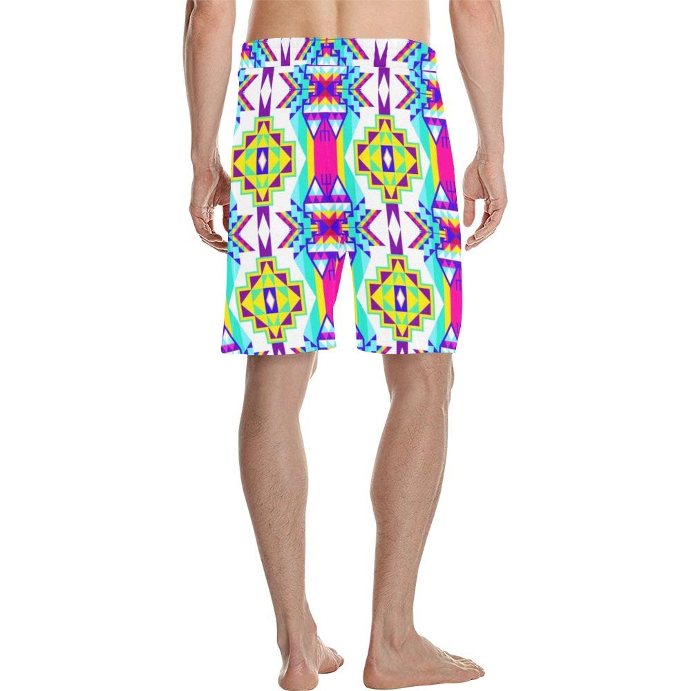 Fancy Champion Men's All Over Print Casual Shorts (Model L23) Men's Casual Shorts (L23) e-joyer