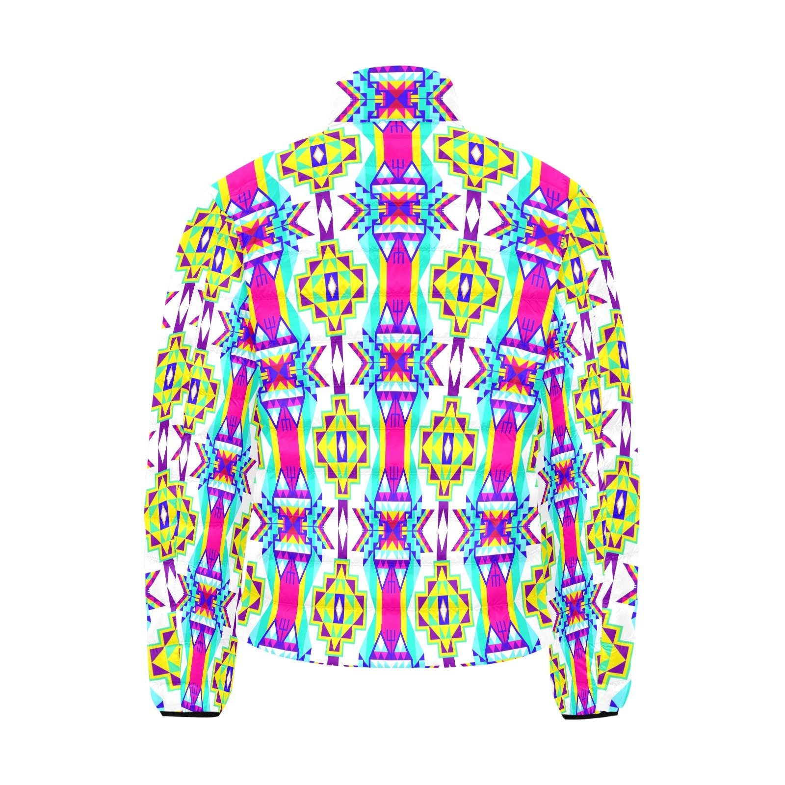 Fancy Champion Men's Stand Collar Padded Jacket (Model H41) Men's Stand Collar Padded Jacket (H41) e-joyer