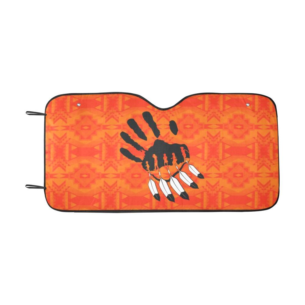 Fancy Orange A feather for each Car Sun Shade 55"x30" Car Sun Shade e-joyer
