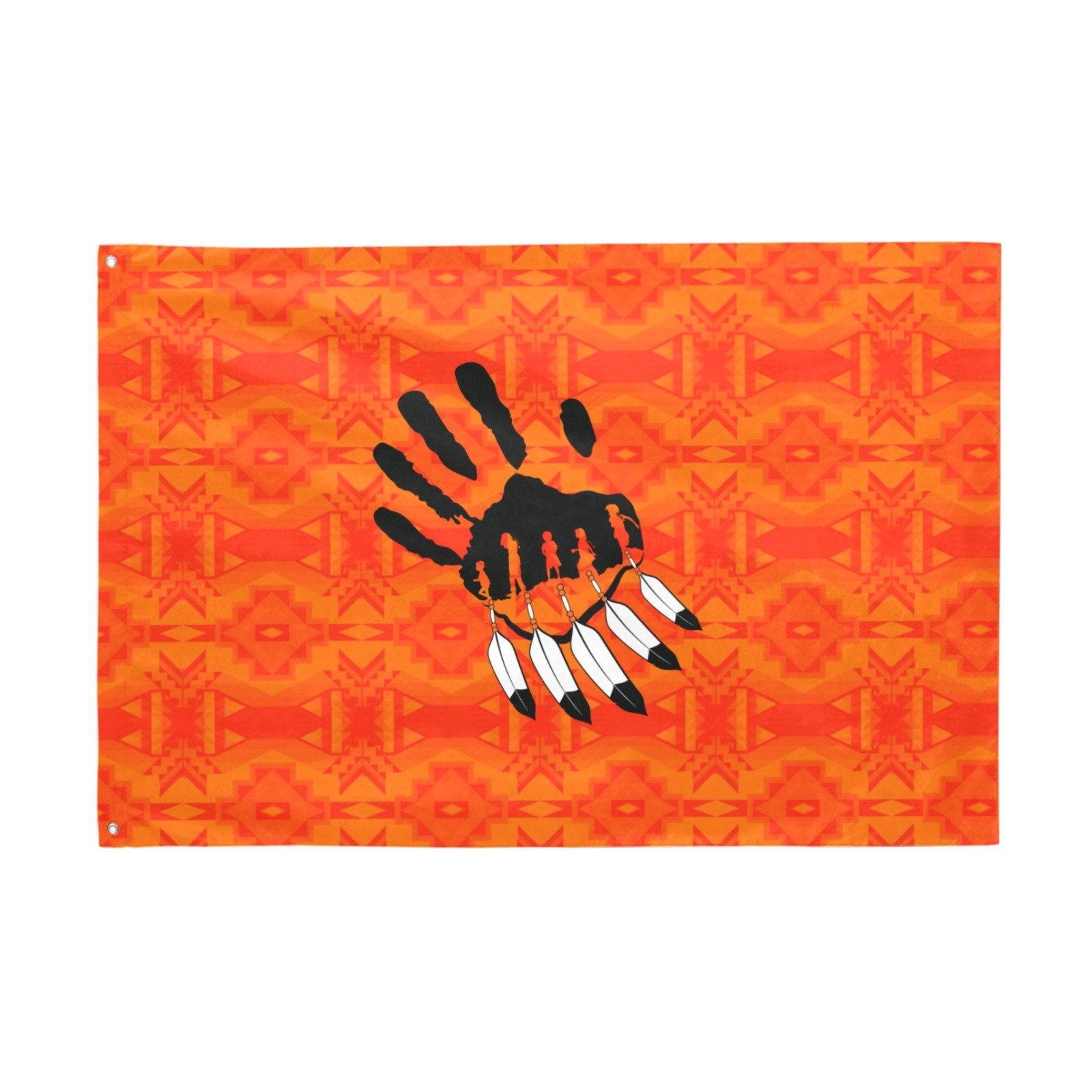 Fancy Orange A feather for each Garden Flag 70"x47" Garden Flag 70"x47" e-joyer