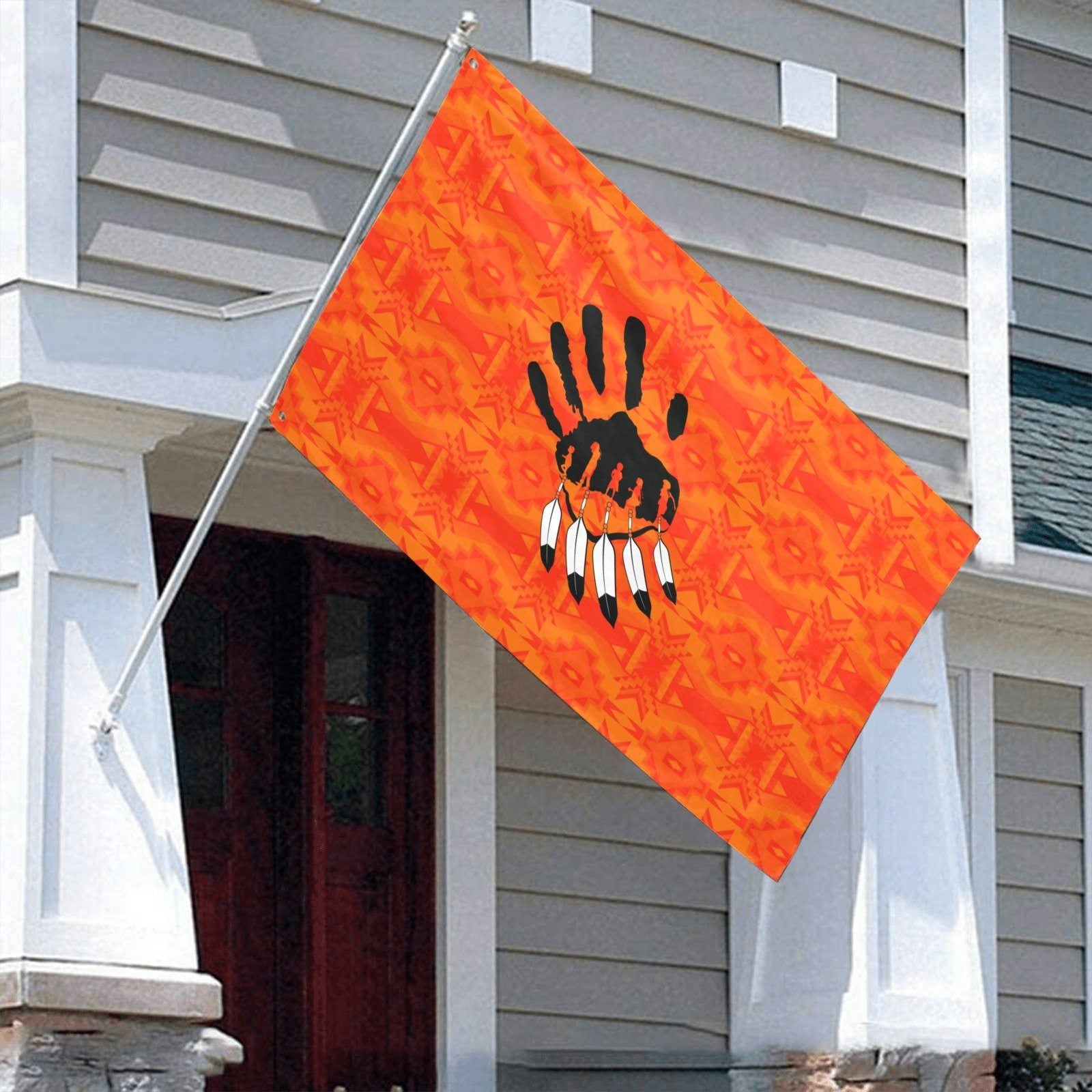 Fancy Orange A feather for each Garden Flag 70"x47" Garden Flag 70"x47" e-joyer