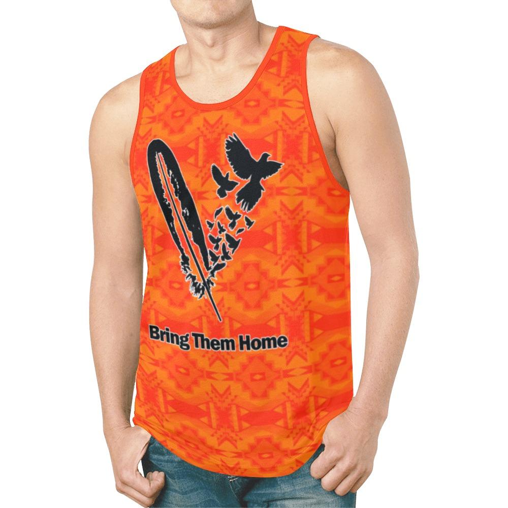 Fancy Orange Bring Them Home New All Over Print Tank Top for Men (Model T46) New All Over Print Tank Top for Men (T46) e-joyer