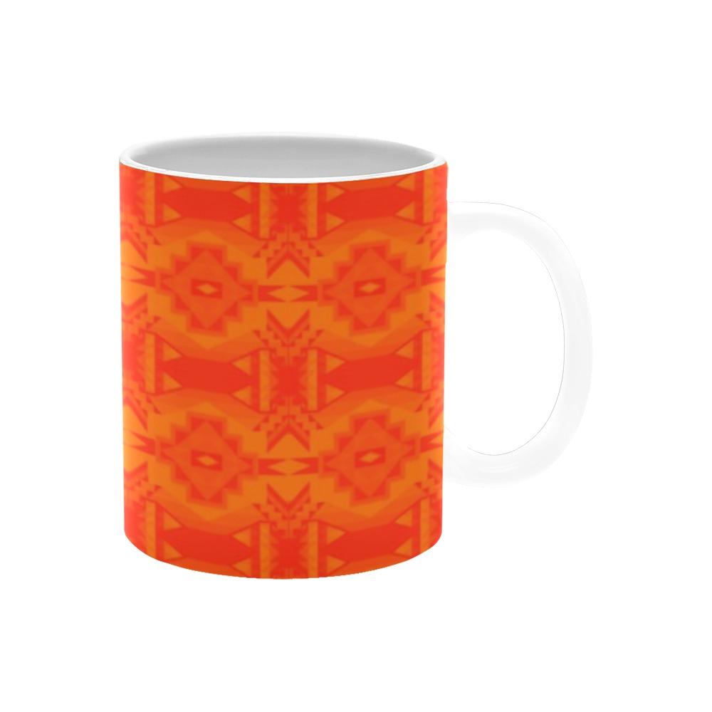 Fancy Orange Bring Them Home White Mug(11OZ) White Mug e-joyer